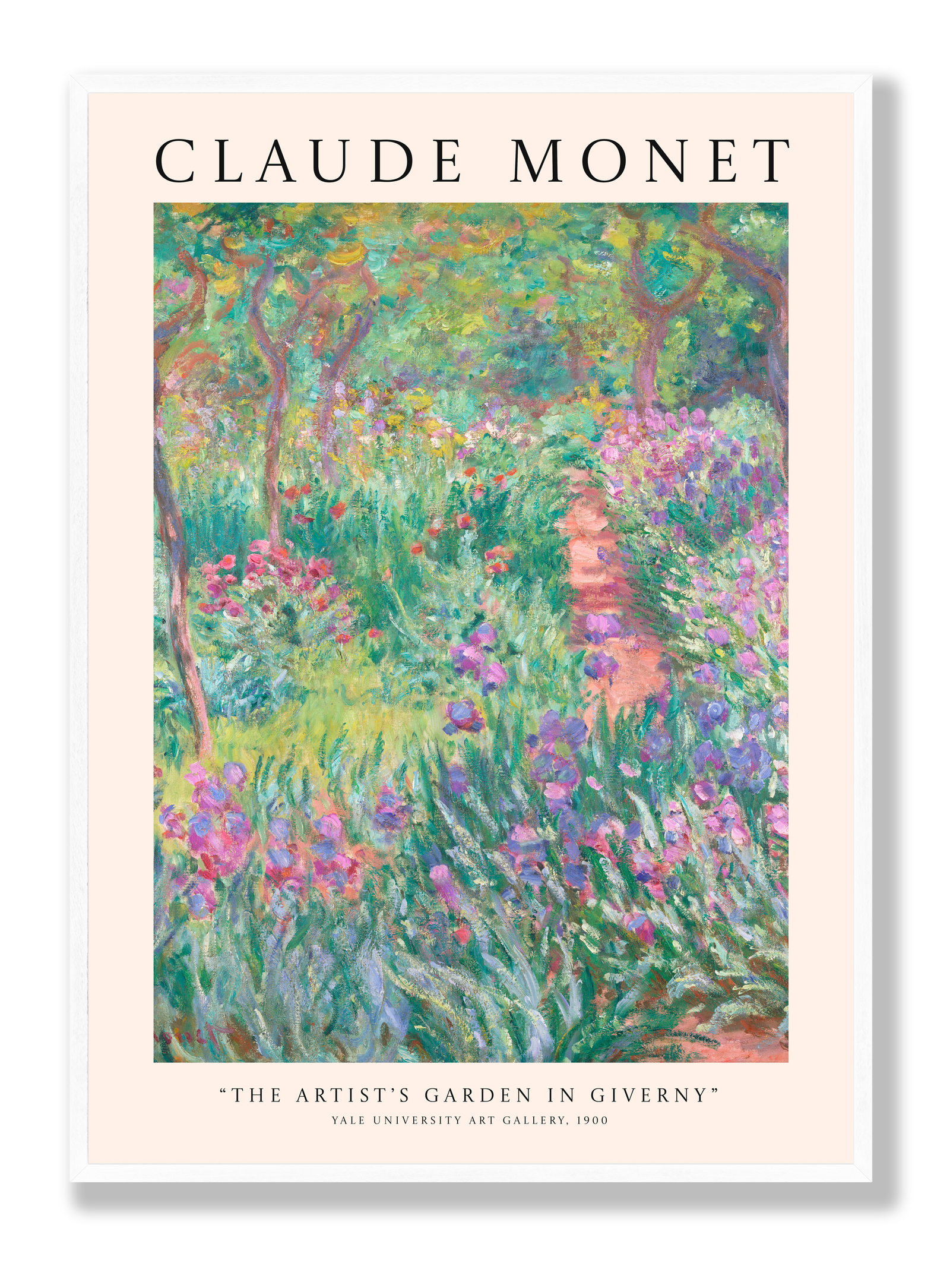 Claude Monet - The Artists's Garden In Giverny plakat