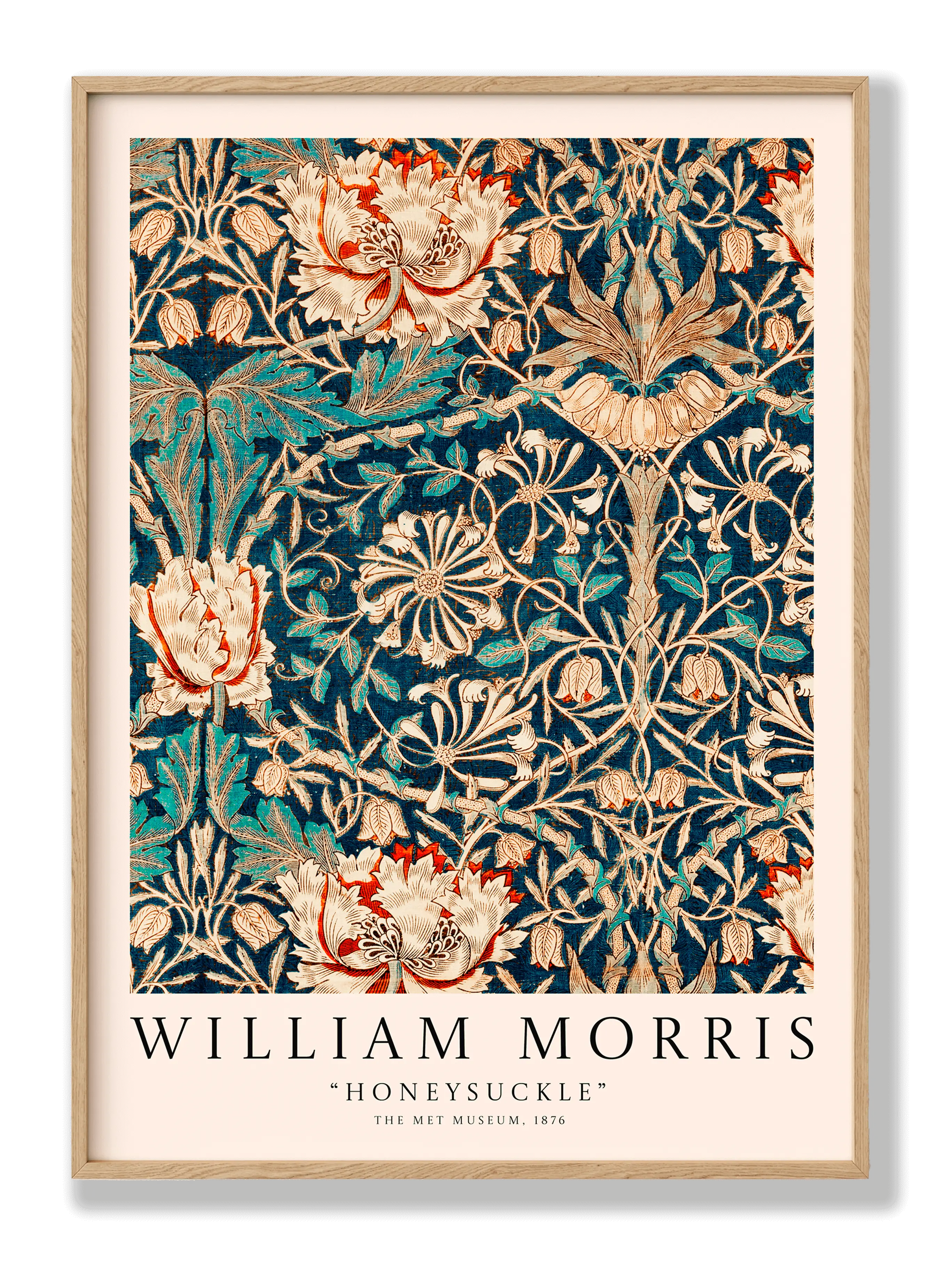 William Morris - Honeysuckle Poster