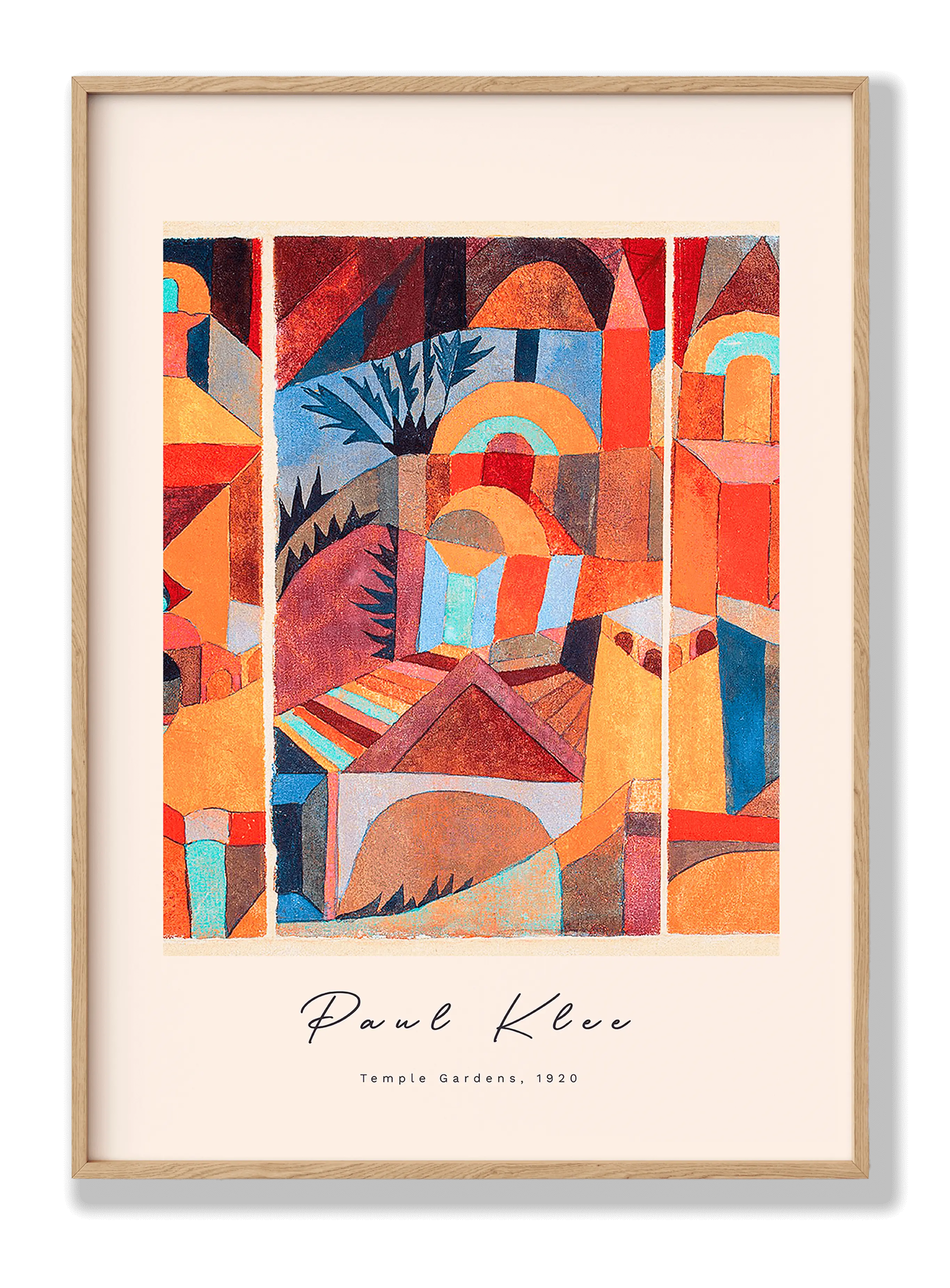Paul Klee - Temple Garden Poster