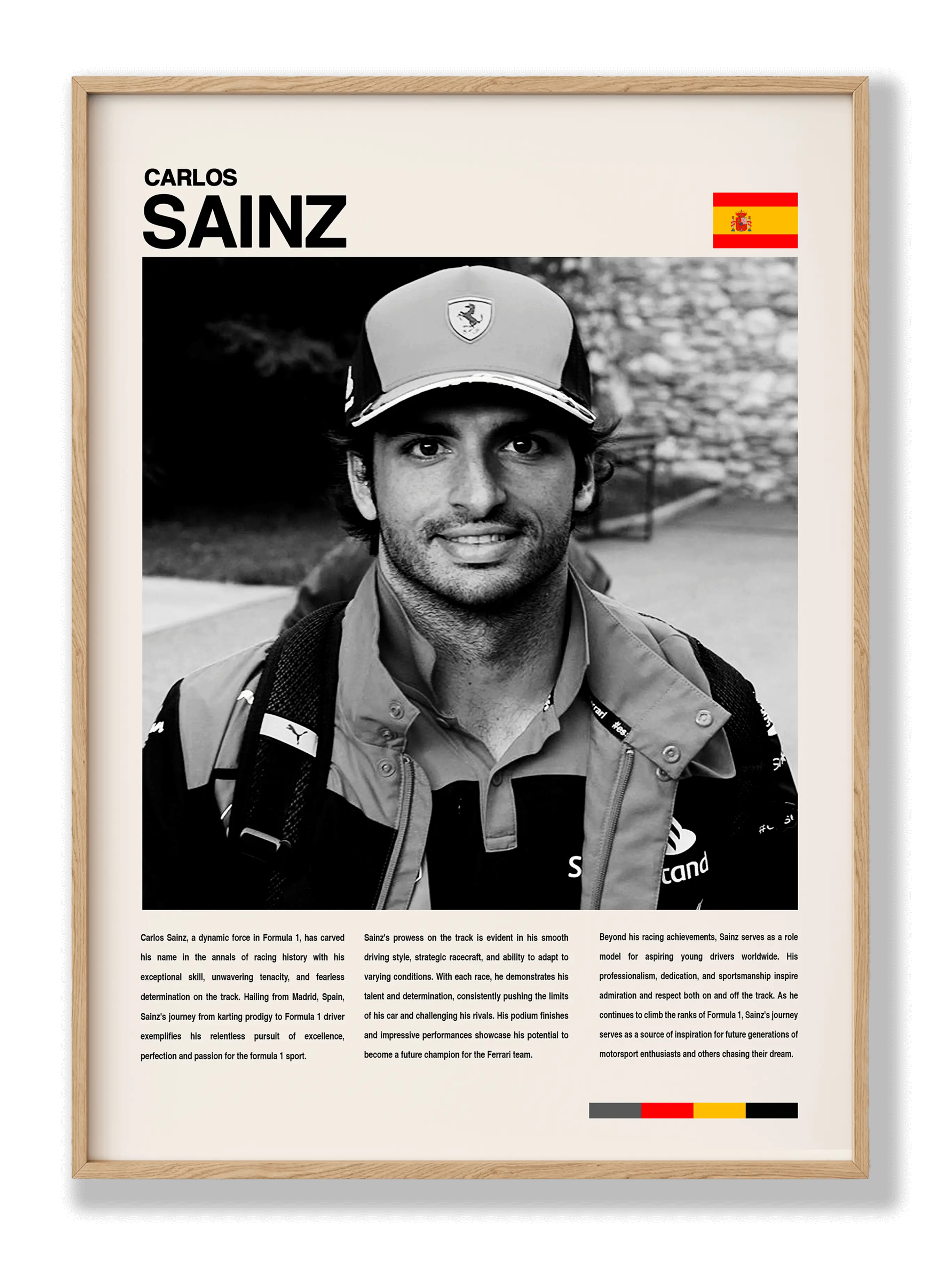 Carlos Sainz Poster