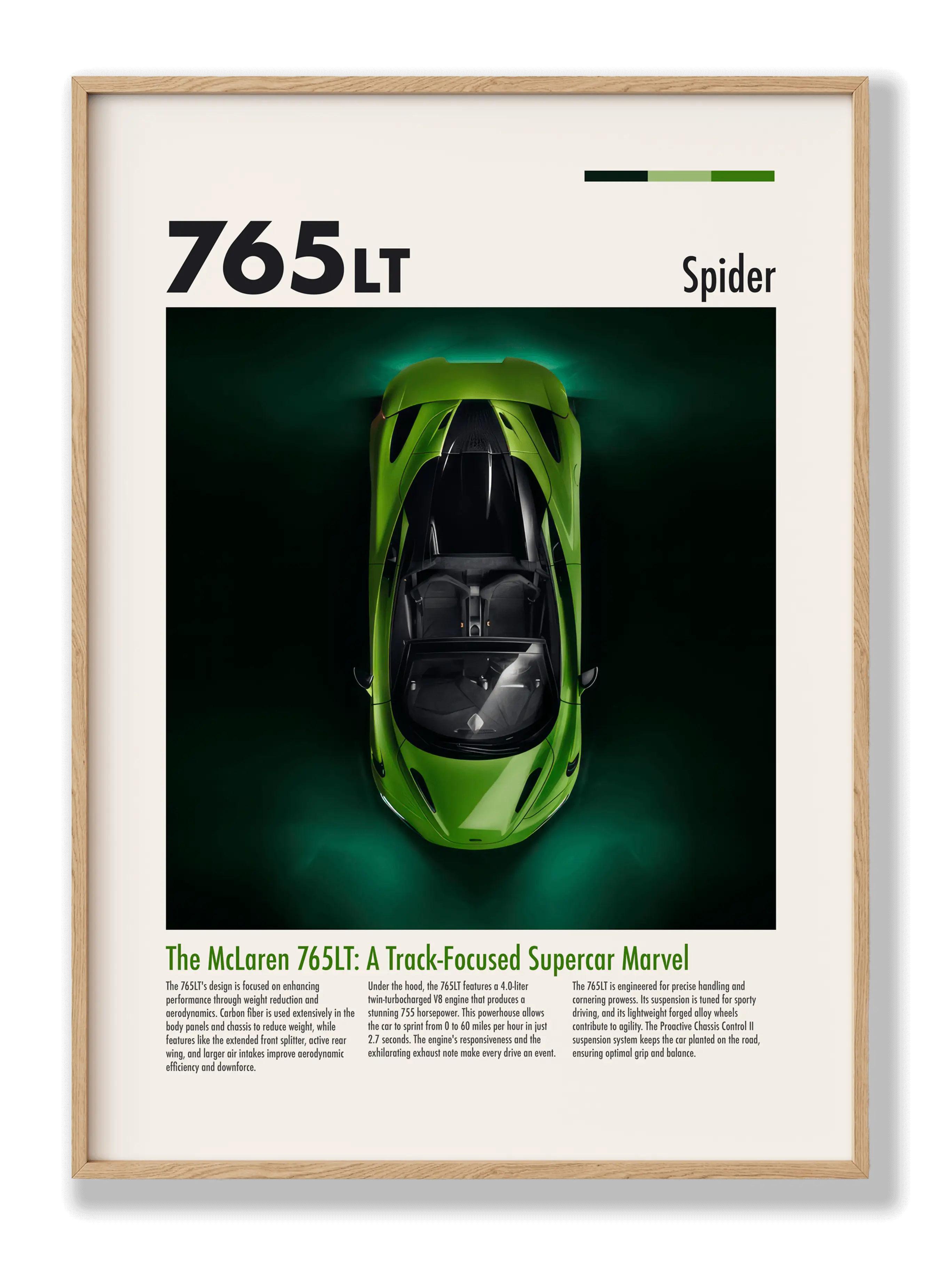 McLaren 765LT Spider Poster