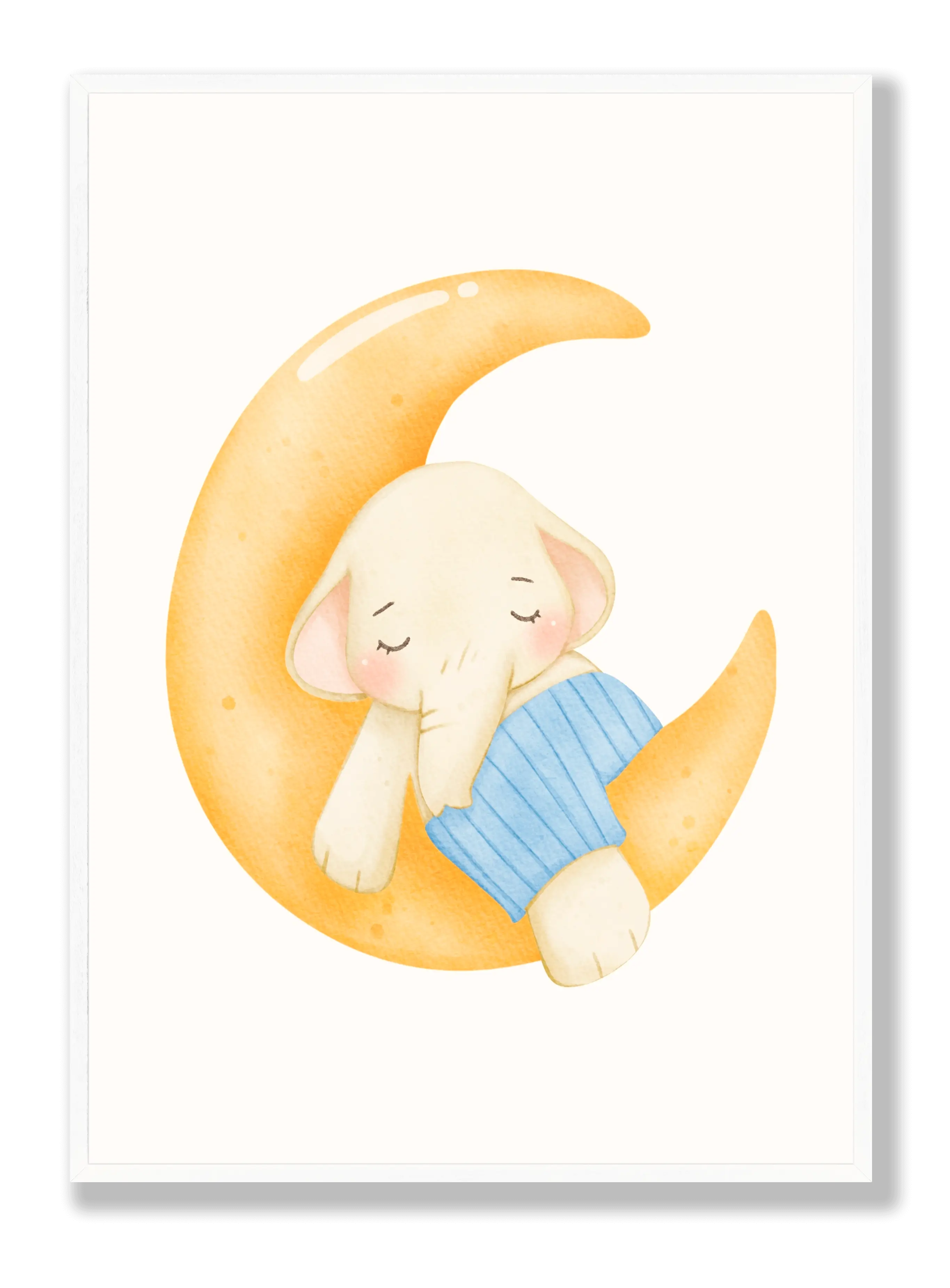 Sleeping Elephant Poster
