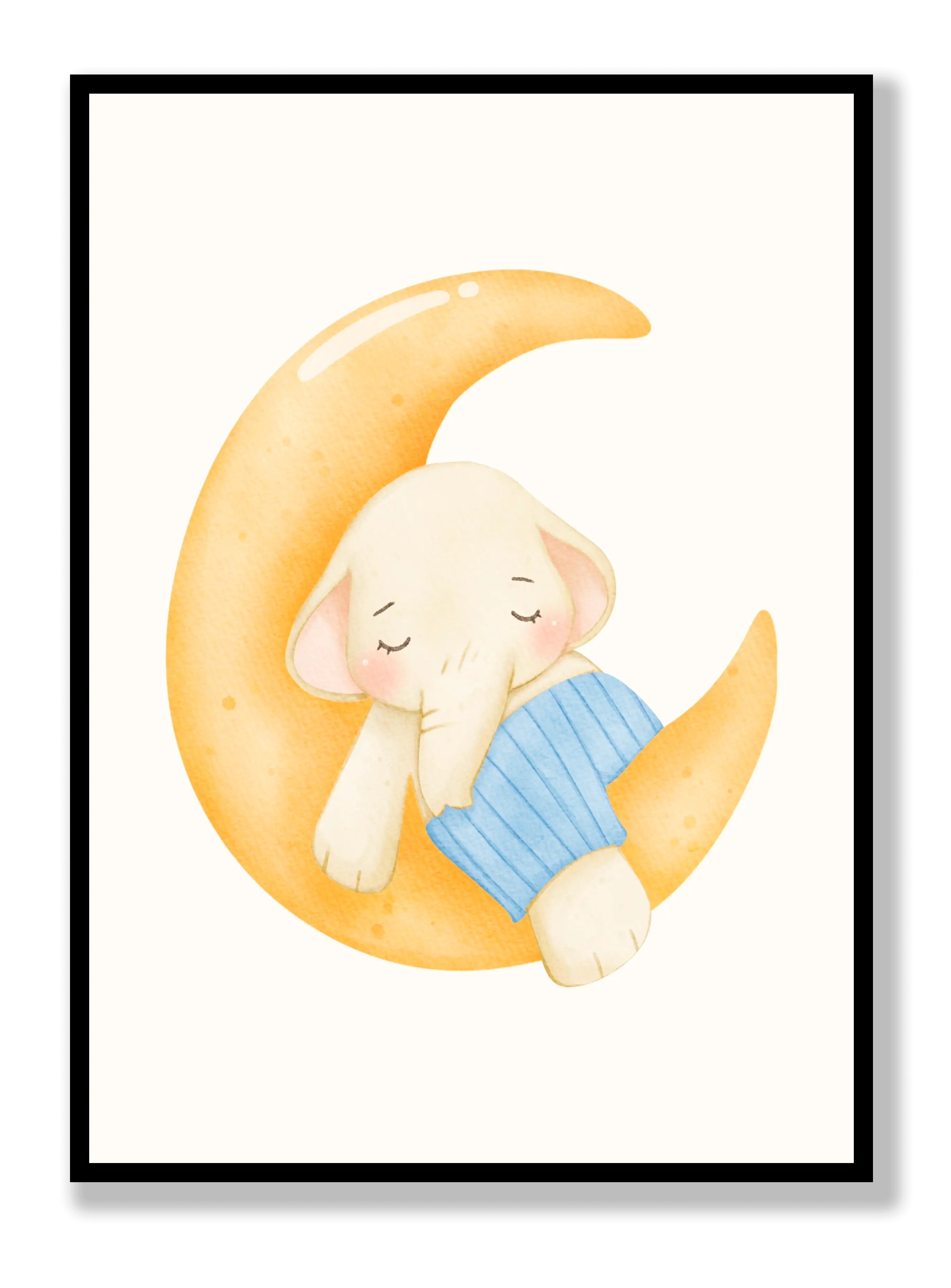 Sleeping Elephant Poster