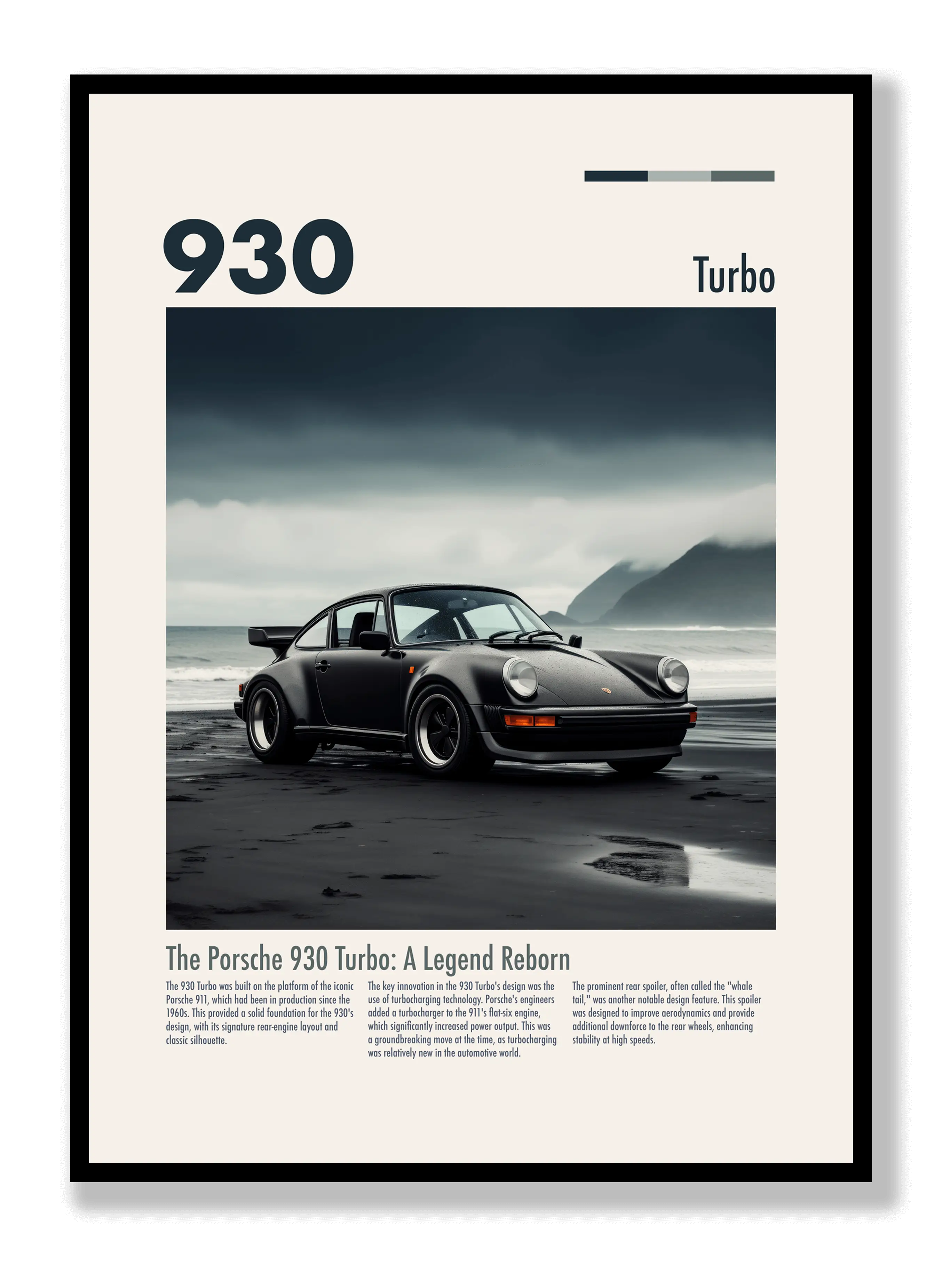Porsche 930 Turbo Poster
