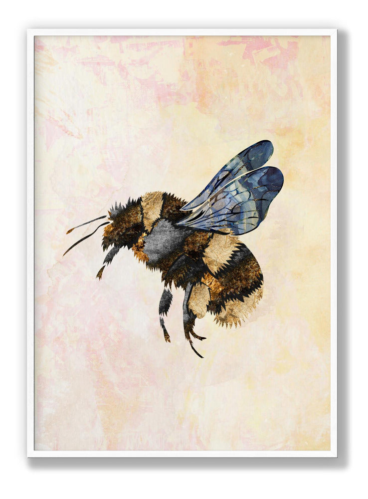 Grunge Watercolour Bee