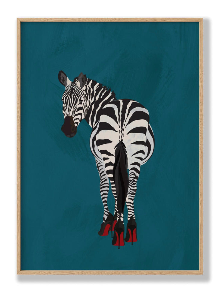 Zebra Heels Plakat