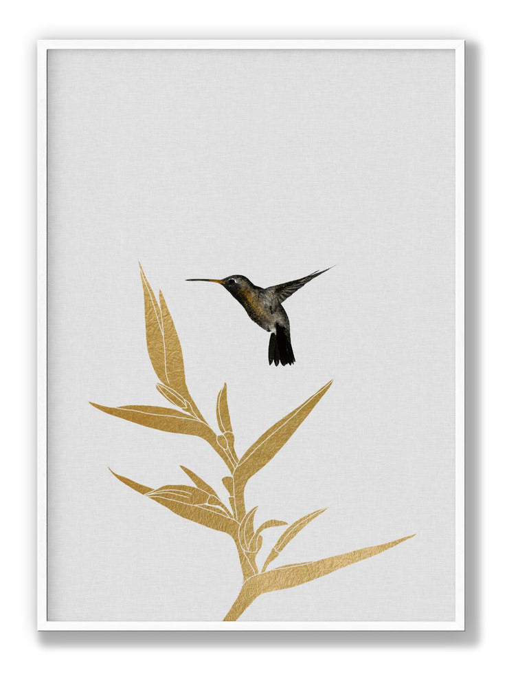 Hummingbird & Flower Ii