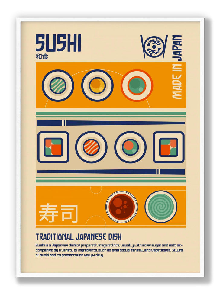 Sushi Japanese Food Print