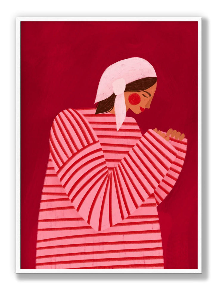 The Woman With the Red Stripes