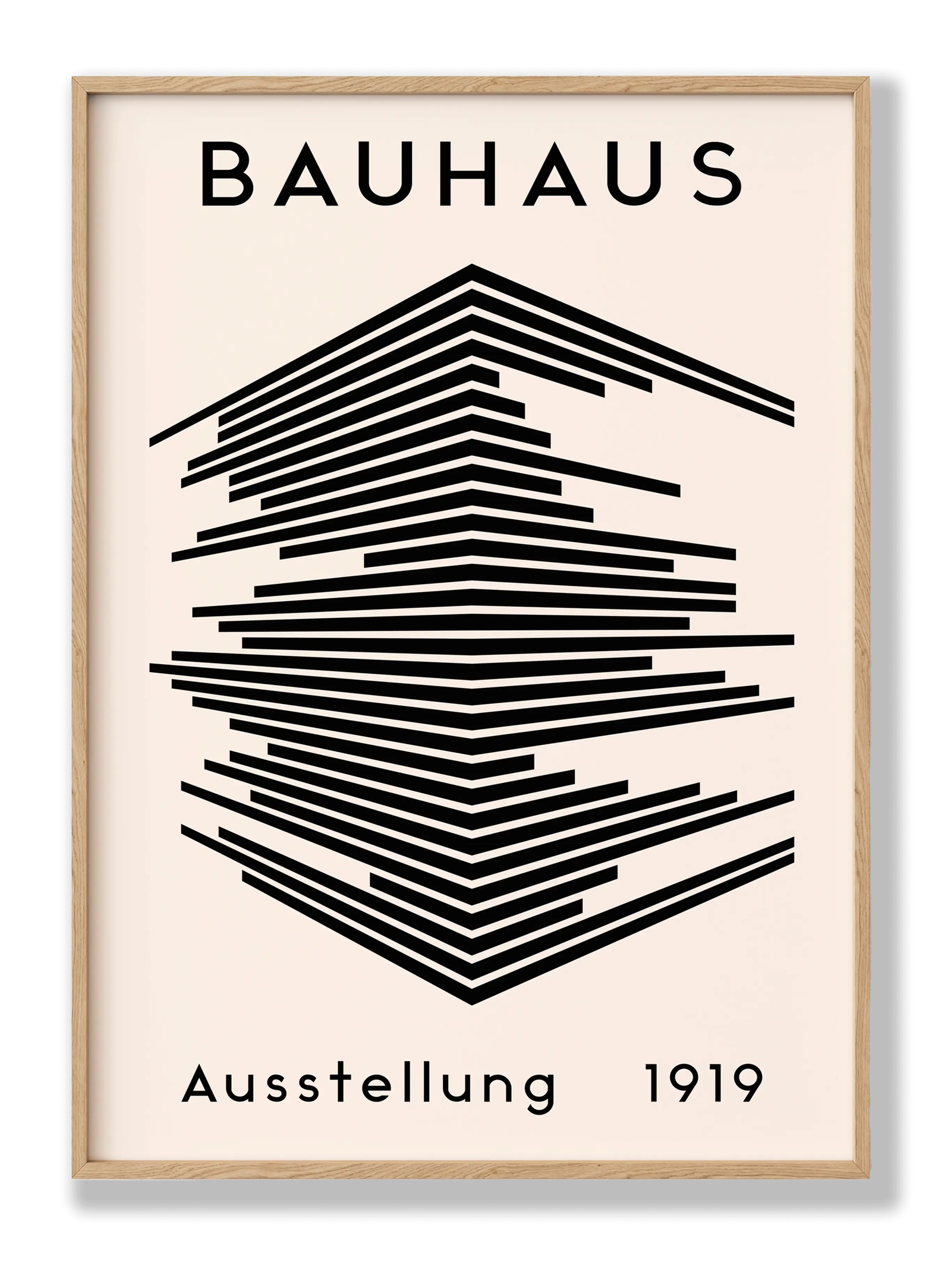 Bauhaus 1919 Stripes plakat