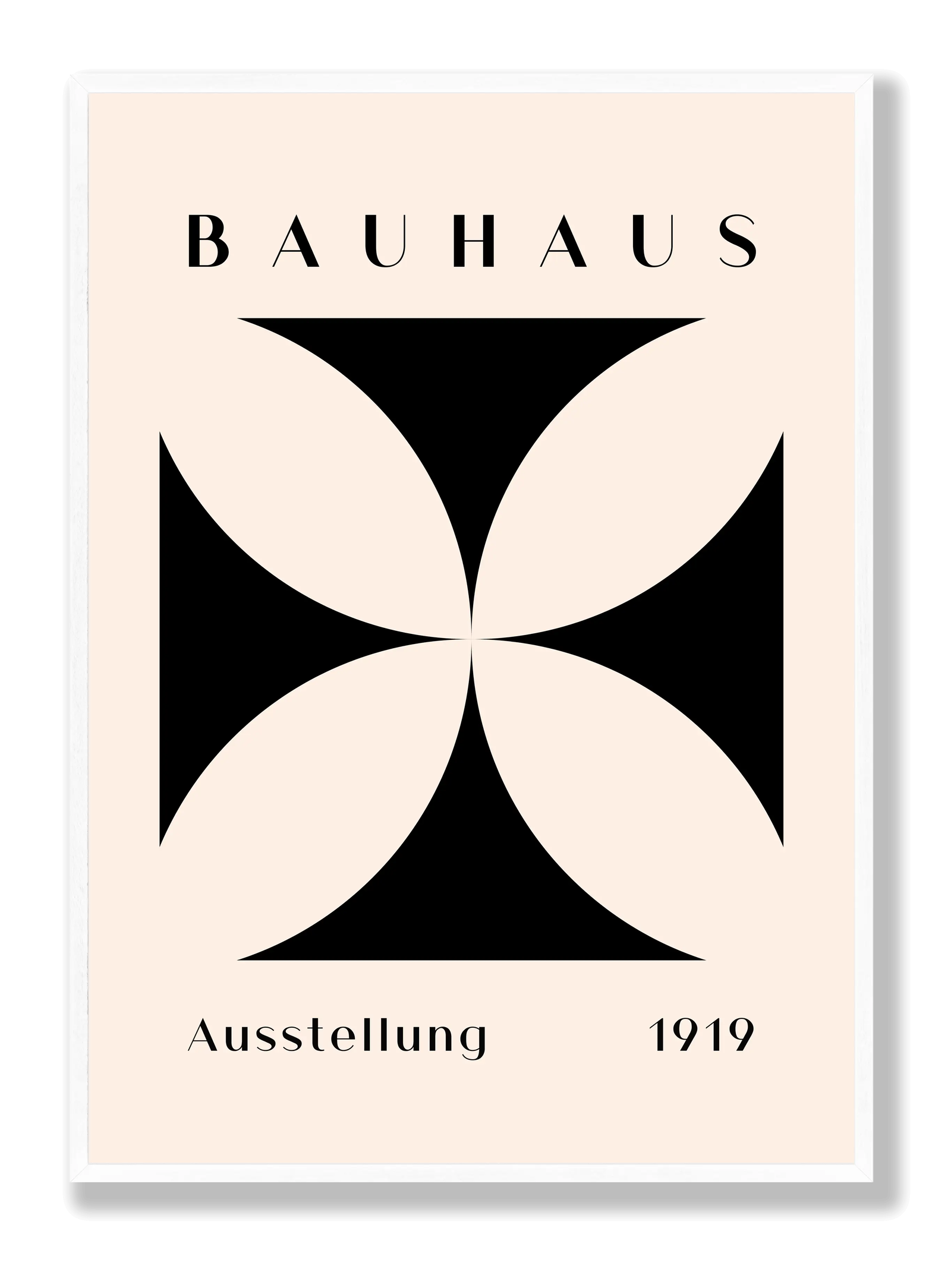 Bauhaus Black Flower plakat