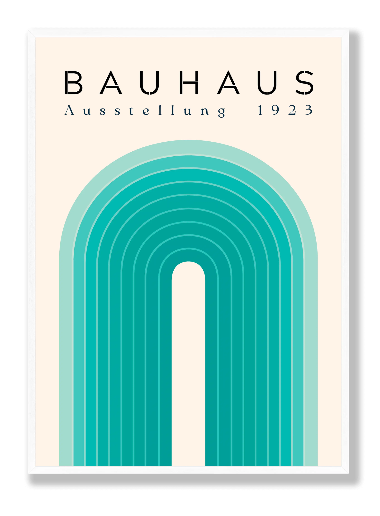 Bauhaus Blue Bridge plakat