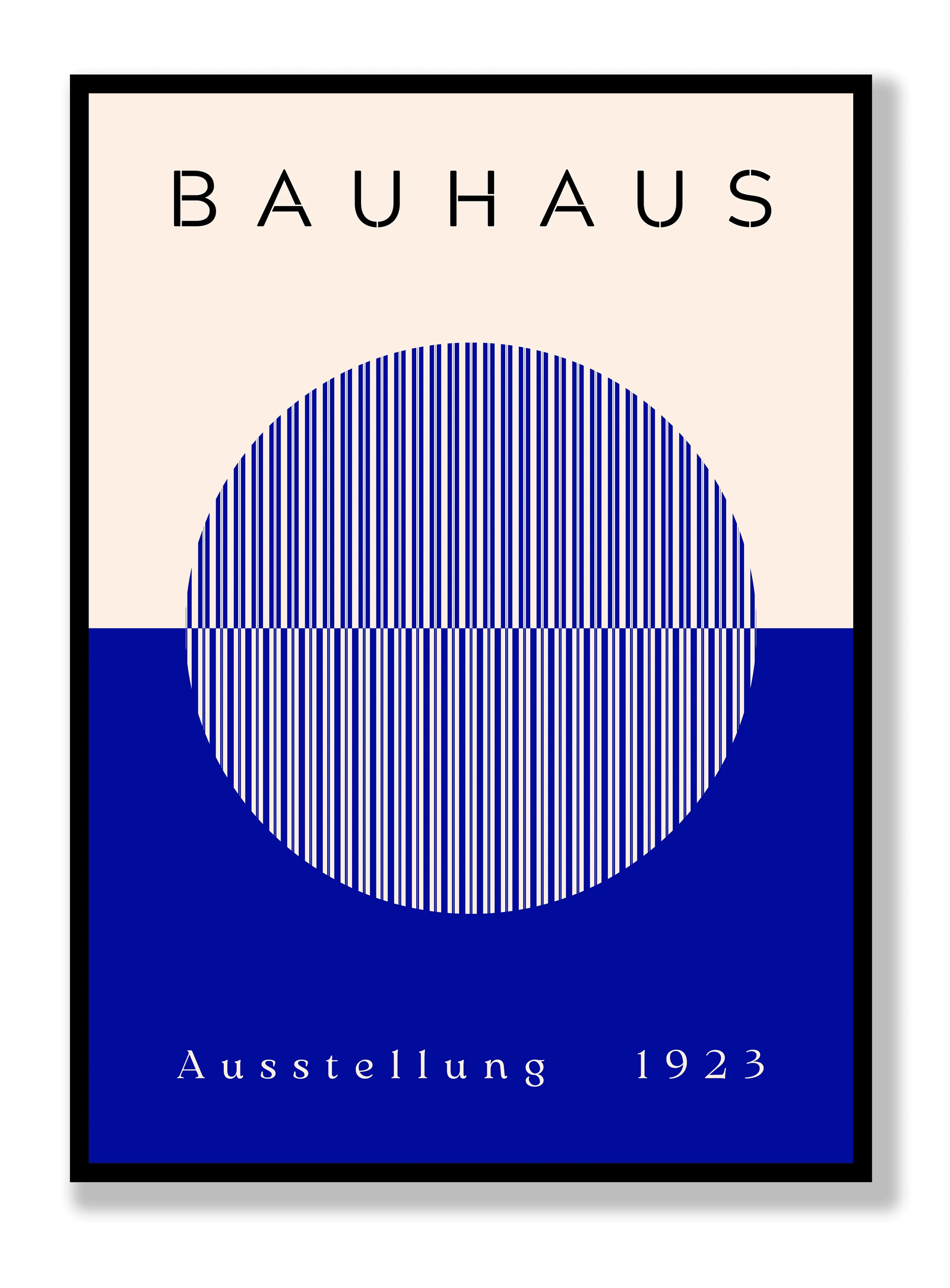 Bauhaus Blue Sea plakat