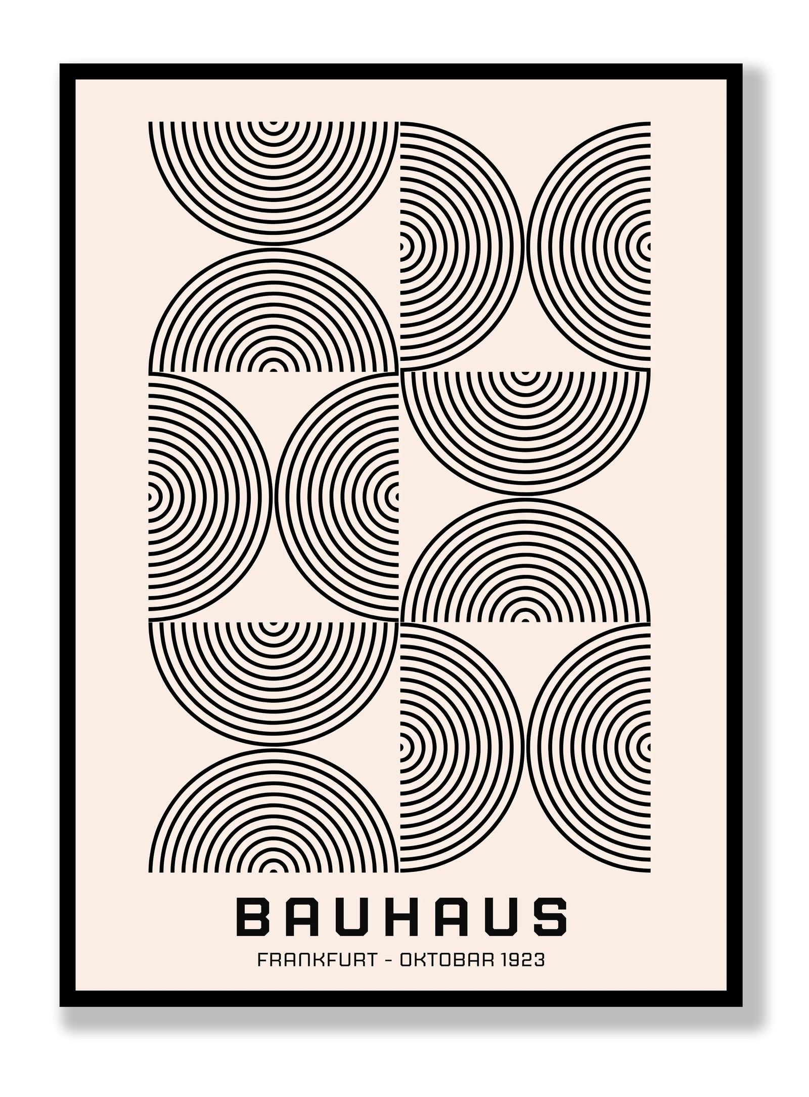 Bauhaus Circles Circles plakat