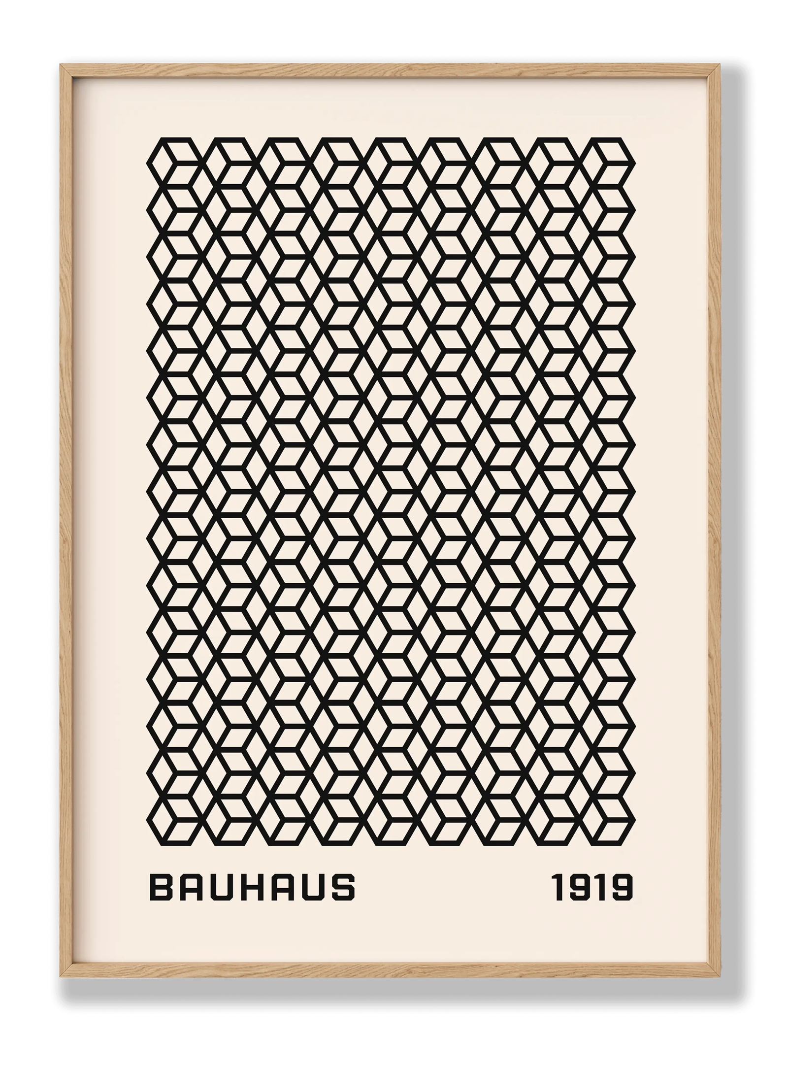 Bauhaus Cubes plakat