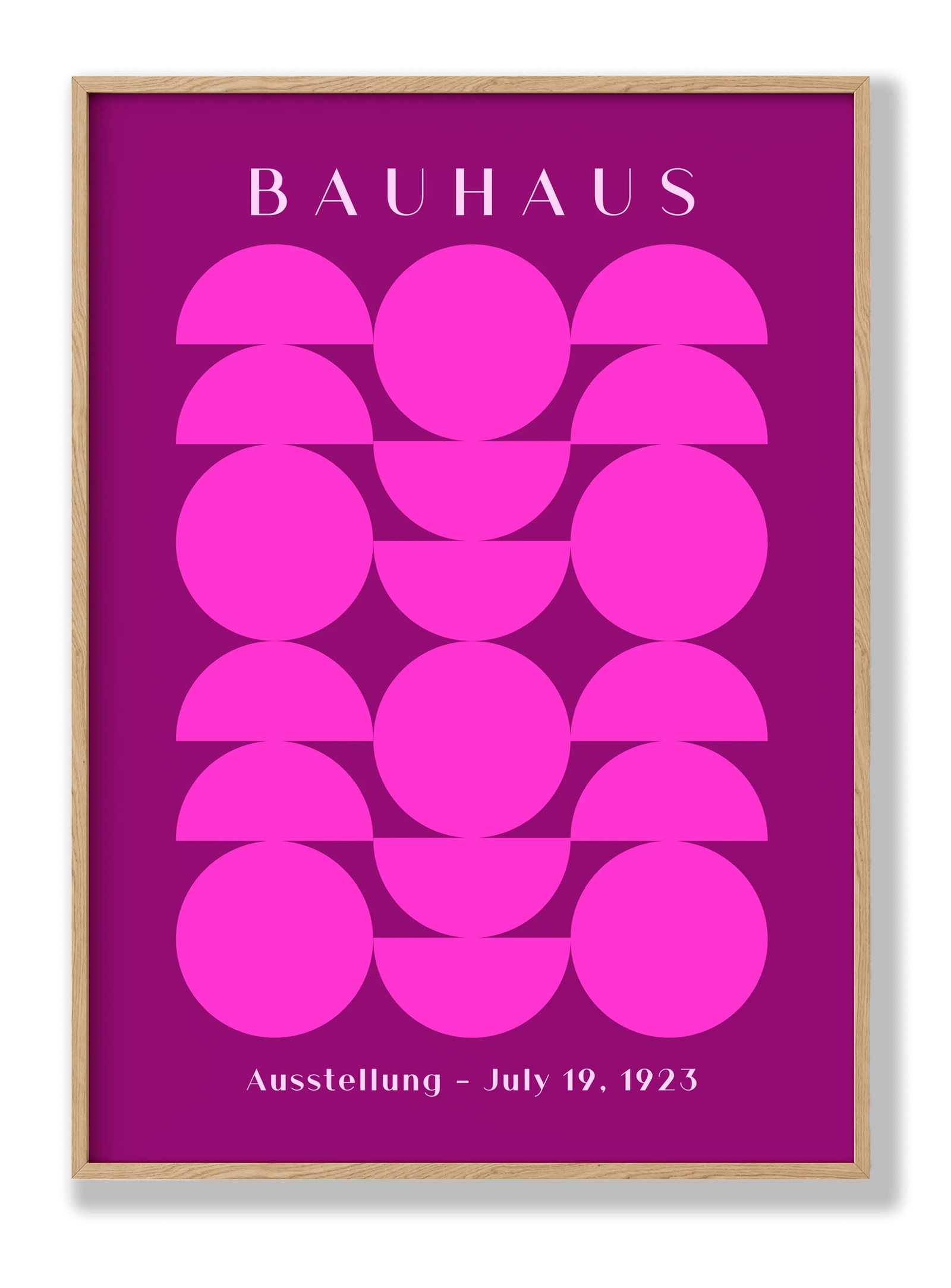 Bauhaus Half Purple plakat