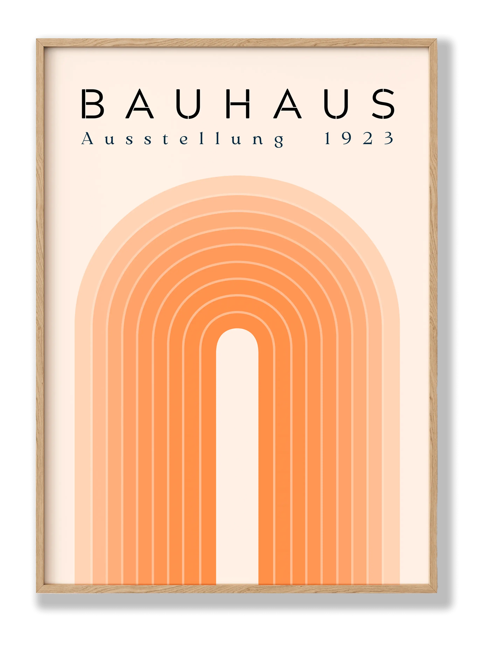 Bauhaus Orange Bridge plakat