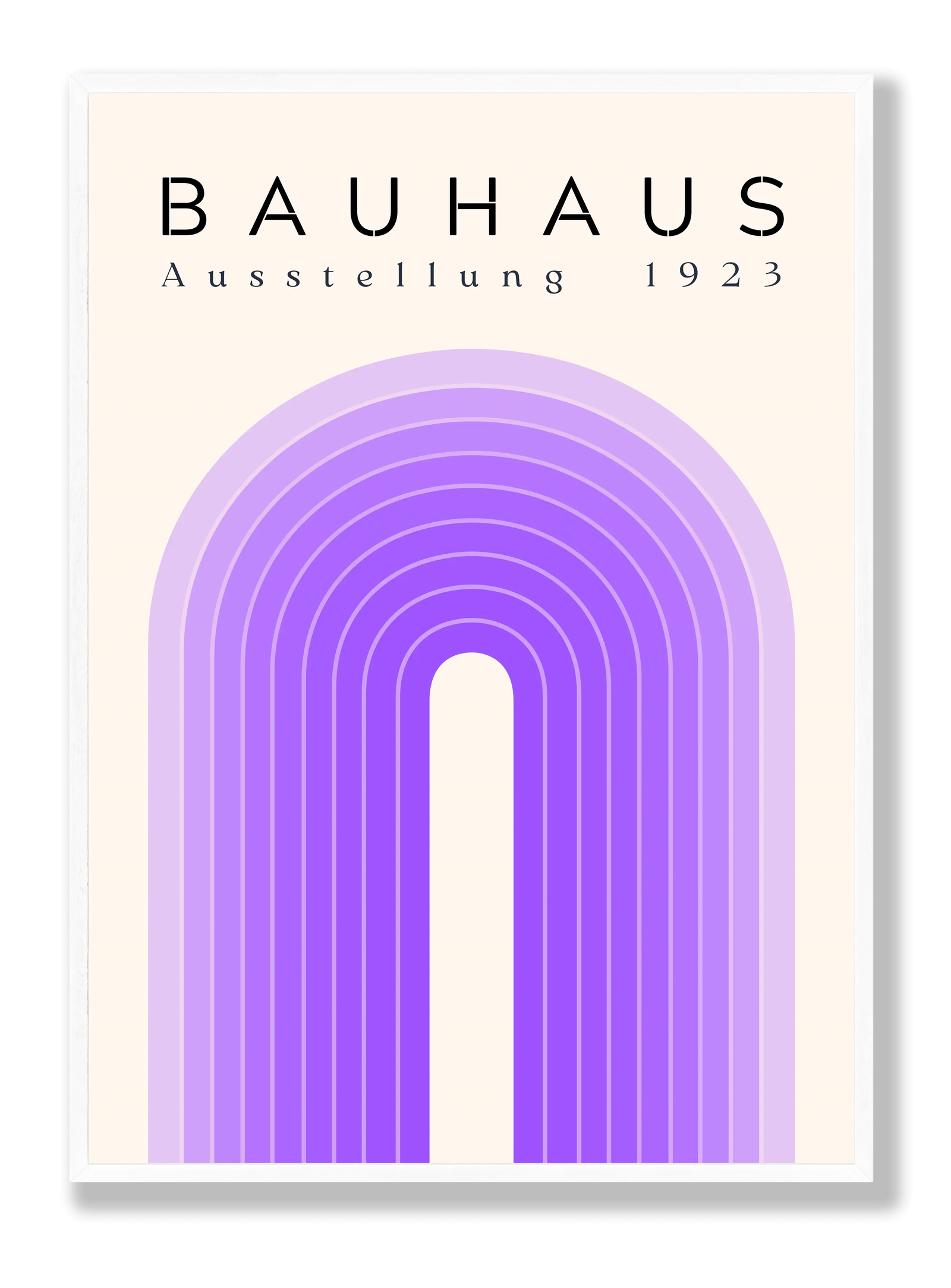 Bauhaus Purple Bridge plakat