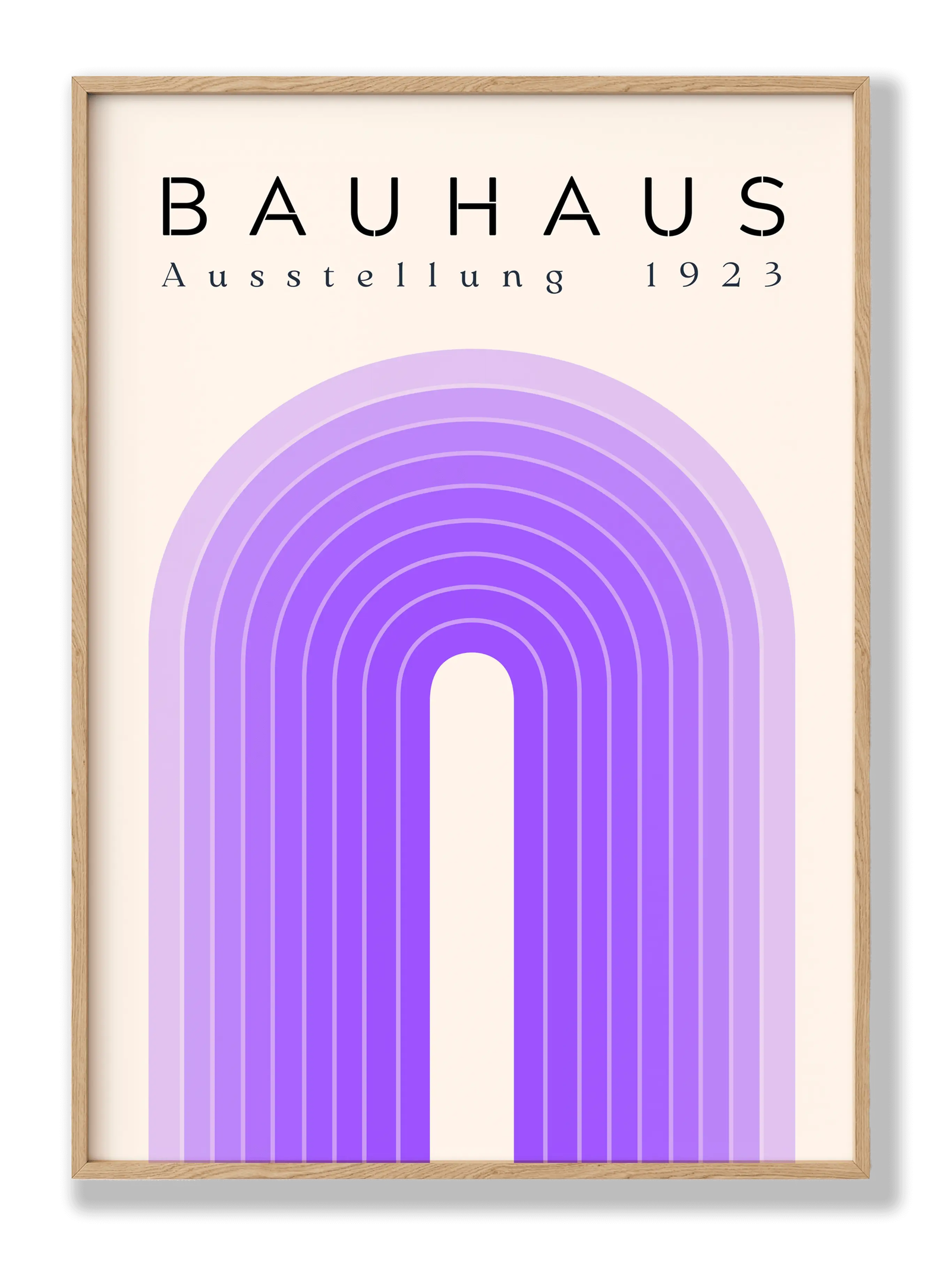 Bauhaus Purple Bridge plakat