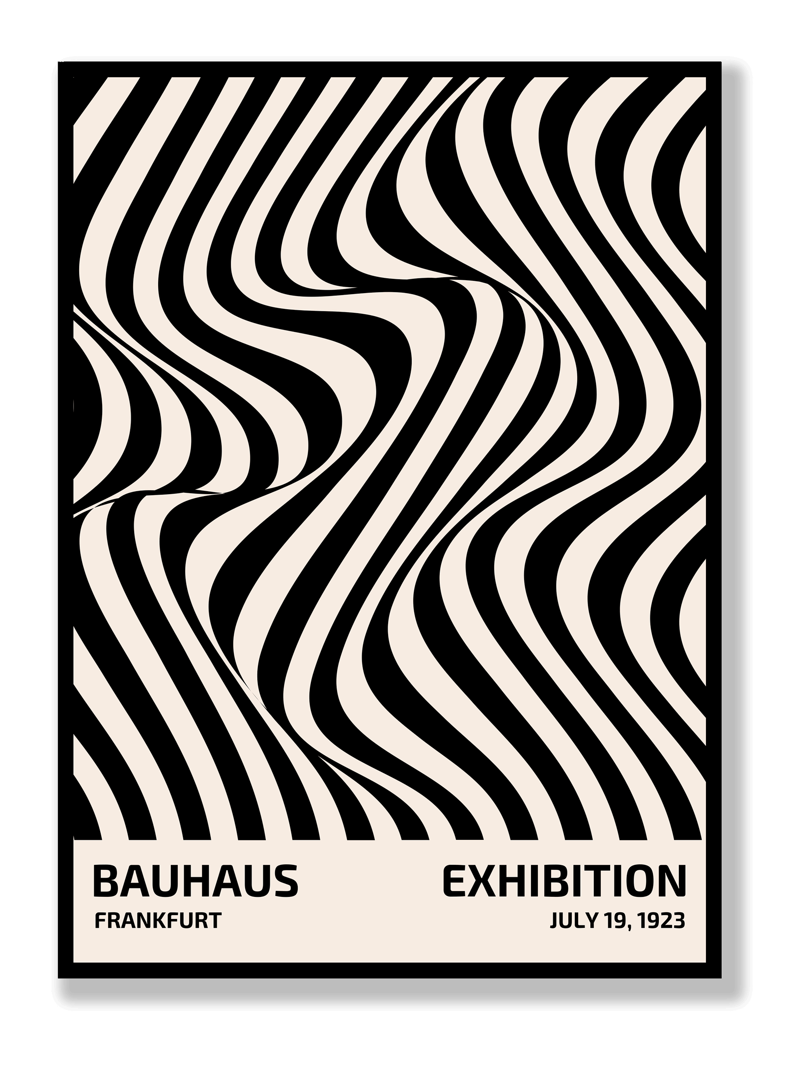 Bauhaus Zebra plakat