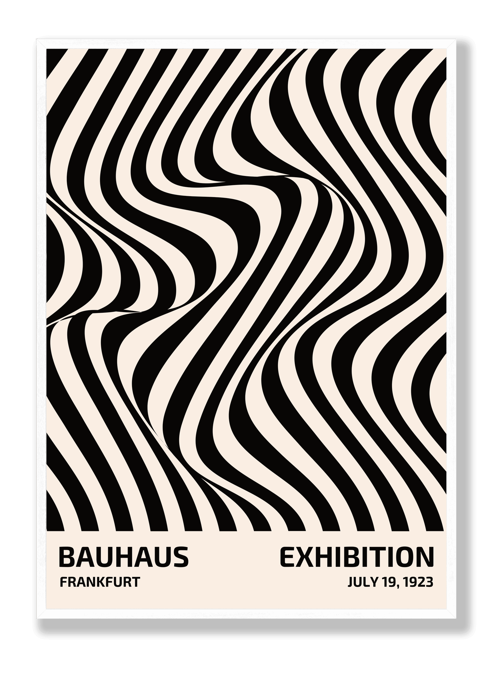 Bauhaus Zebra plakat