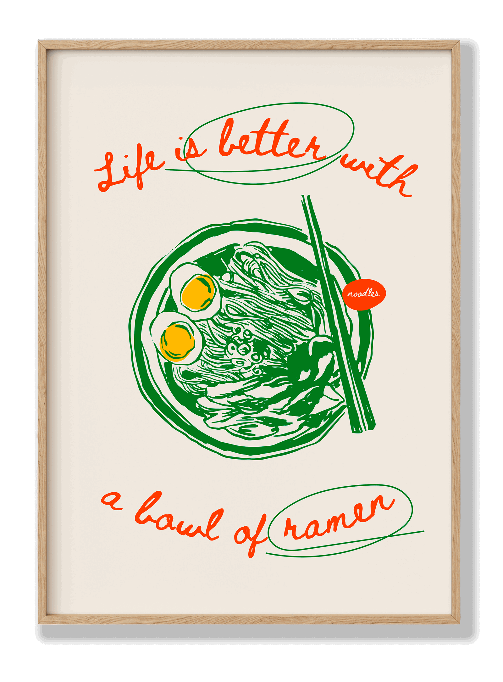 Better With Ramen plakat