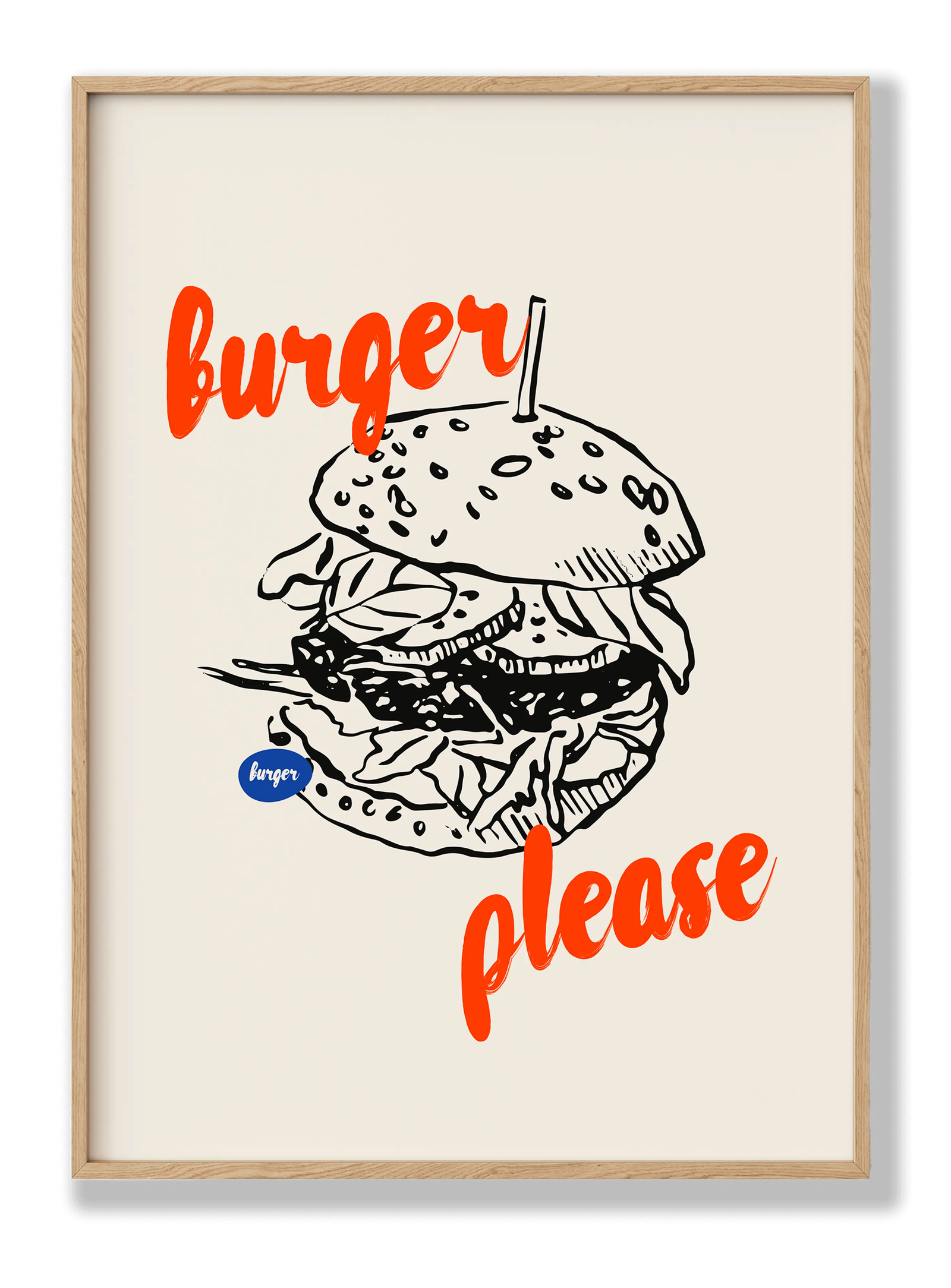 Burger Please plakat