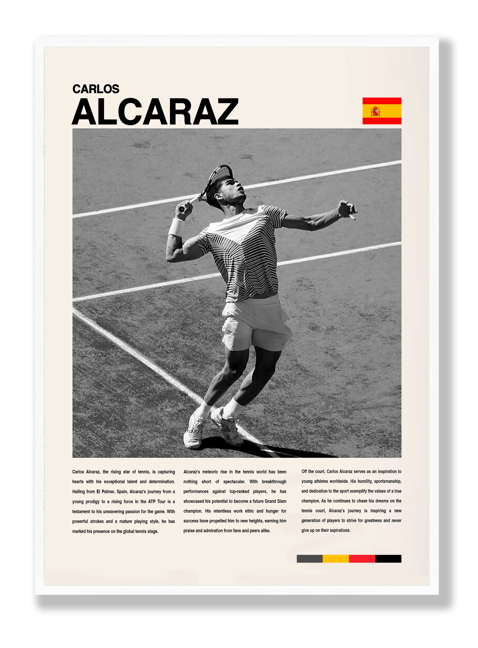 Carlos Alcaraz plakat