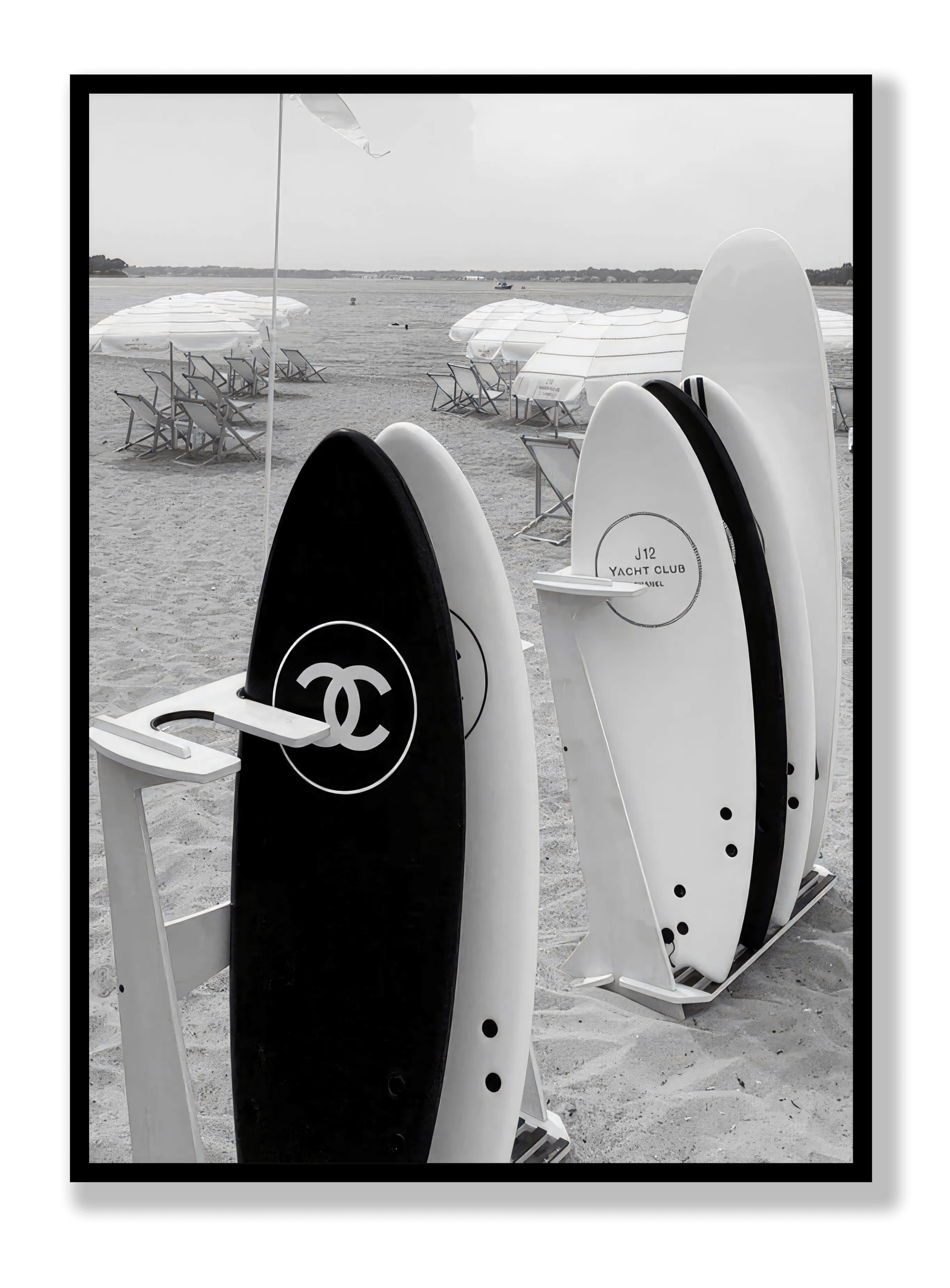 Chanel Surfboards plakat