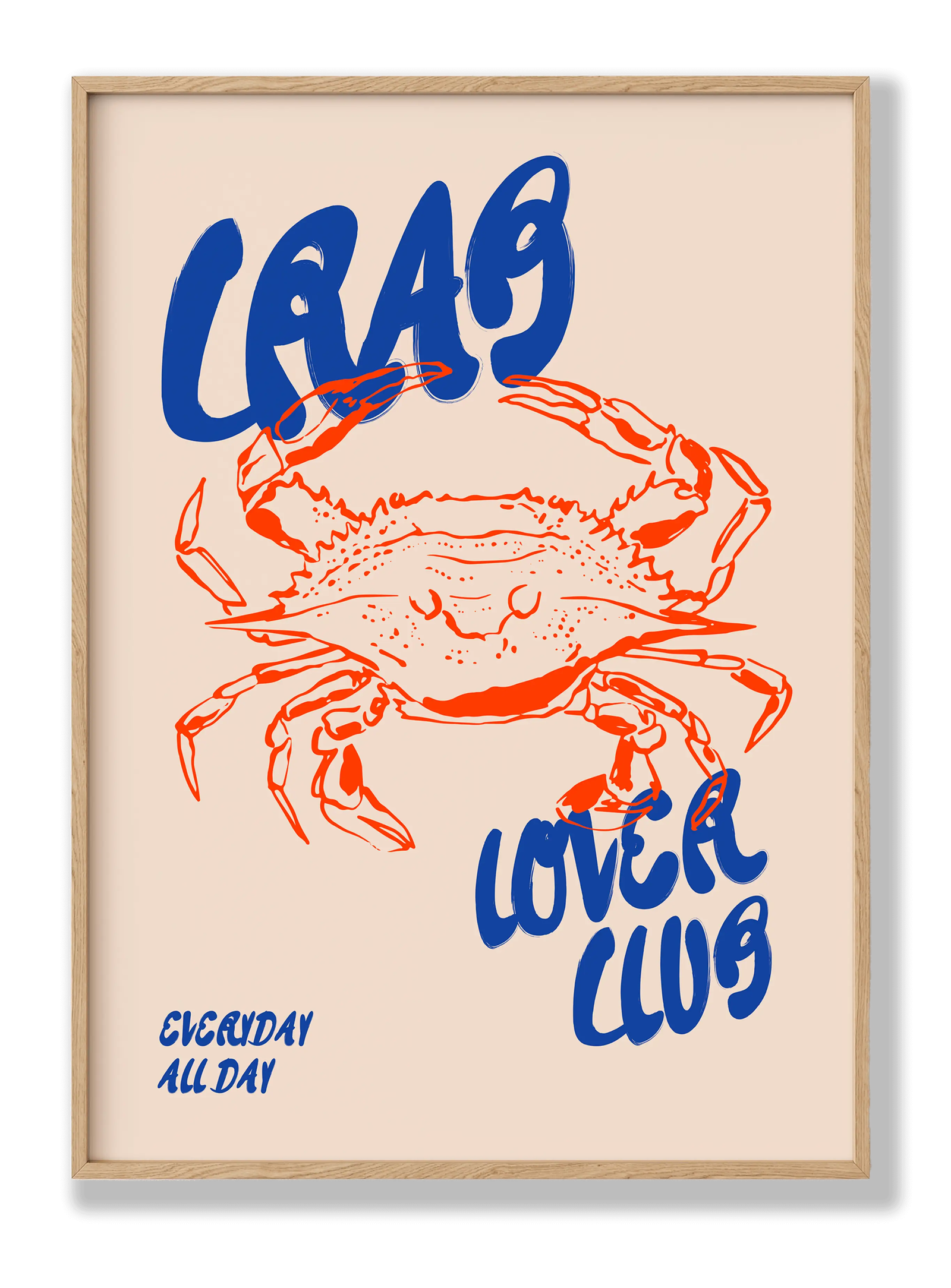 Crab Lover Club plakat