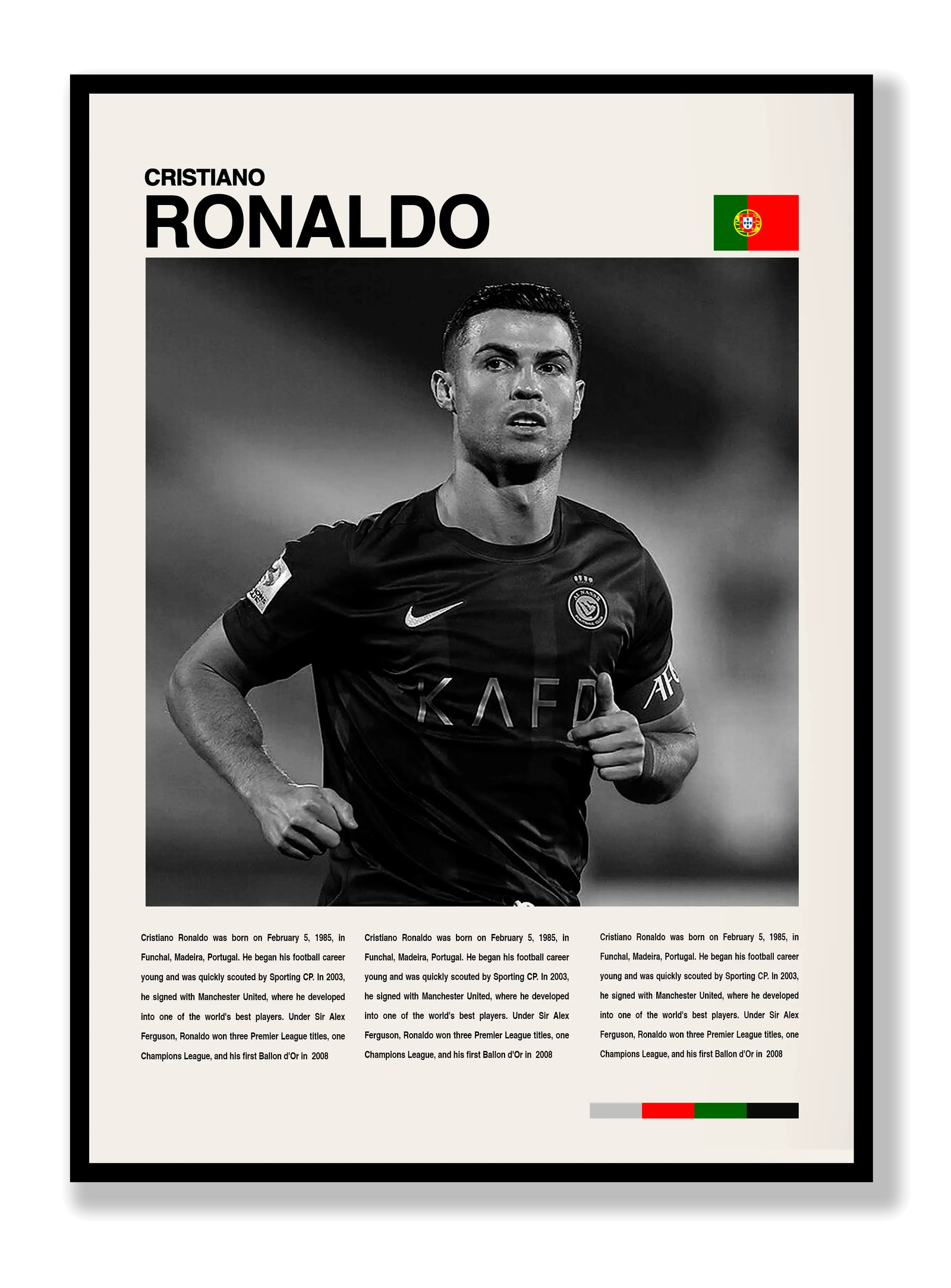 Cristiano Ronaldo plakat