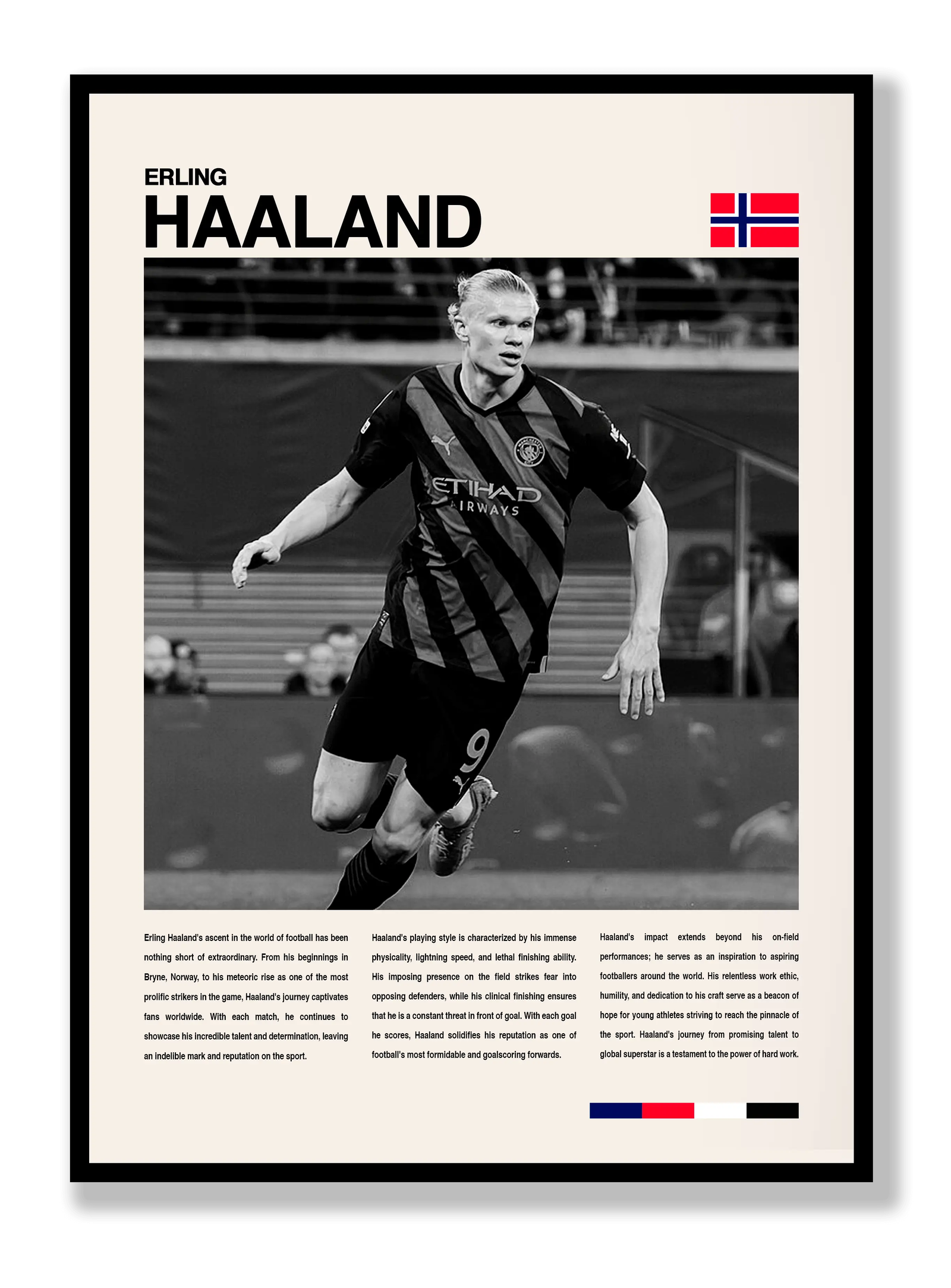 Erling Haaland plakat