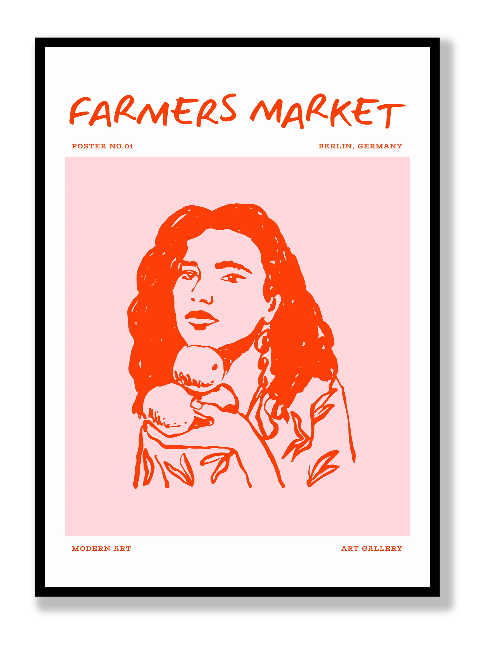 Farmers Market Girl plakat