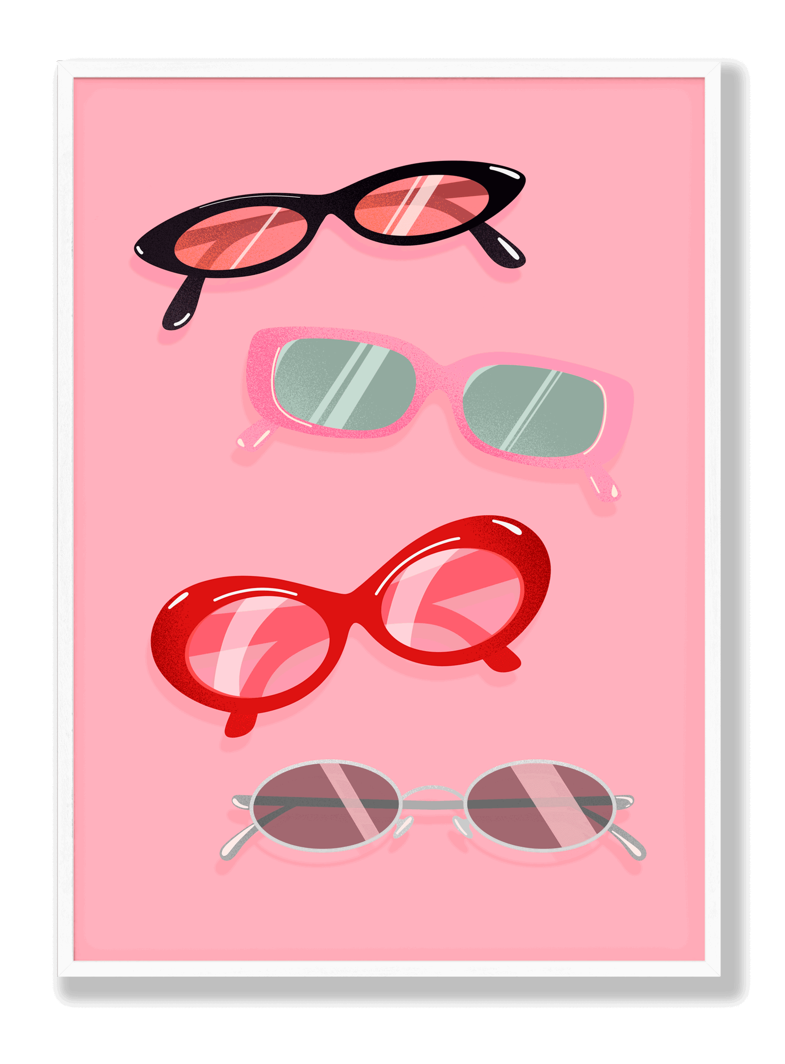 Fashion Glasses plakat