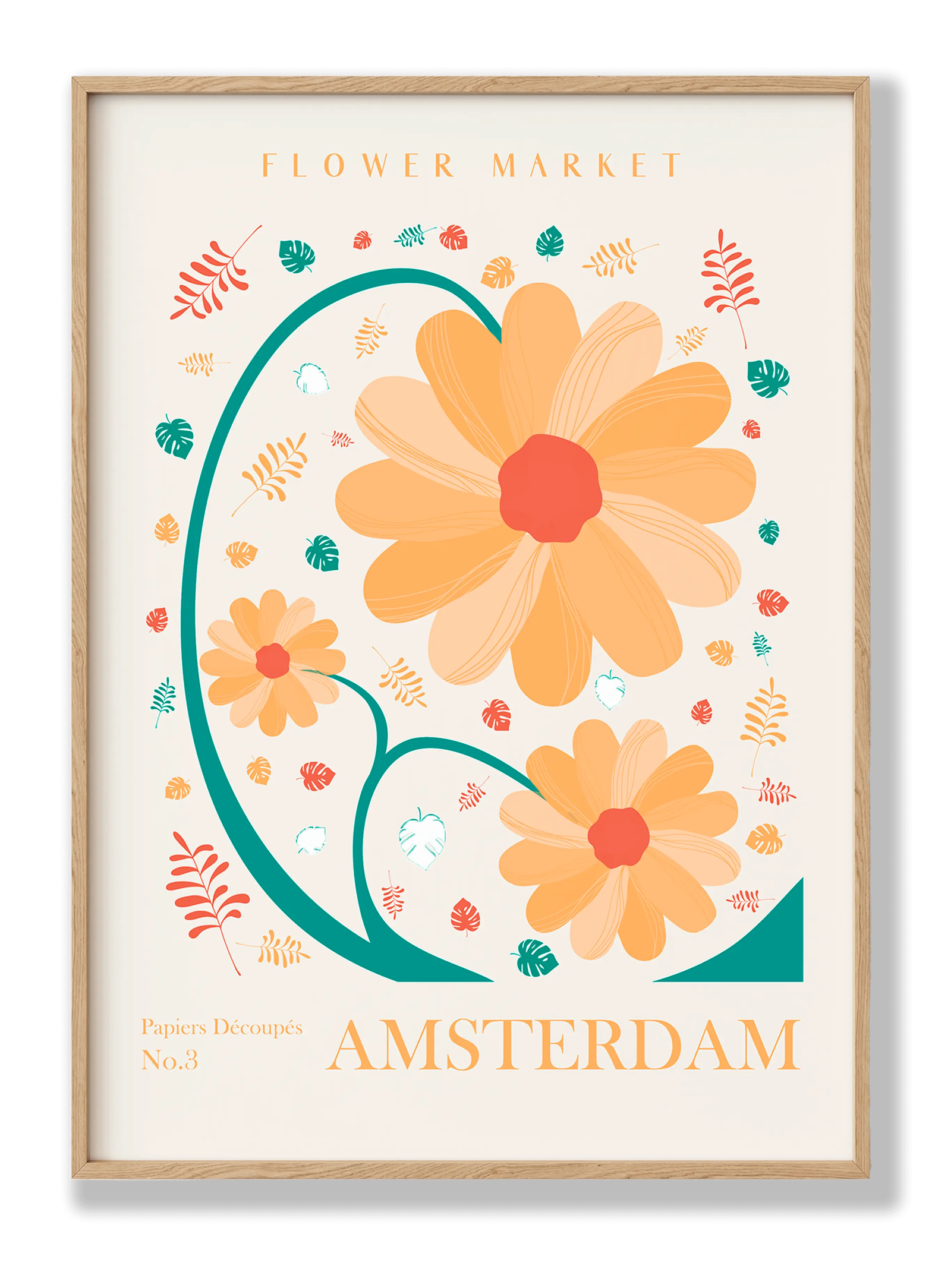 Flower Market Amsterdam plakat