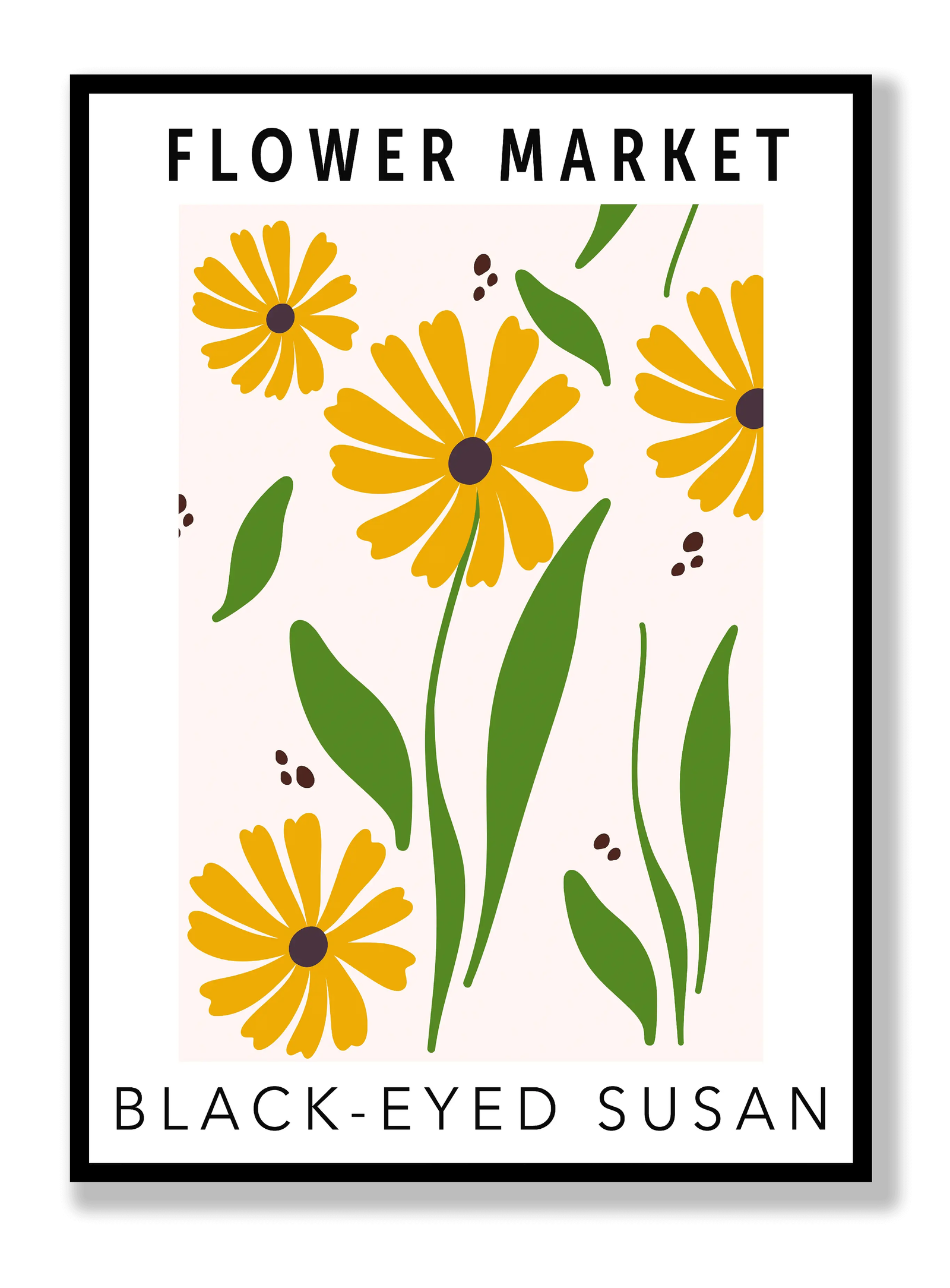 Flower Market Black-Eyed Susan plakat