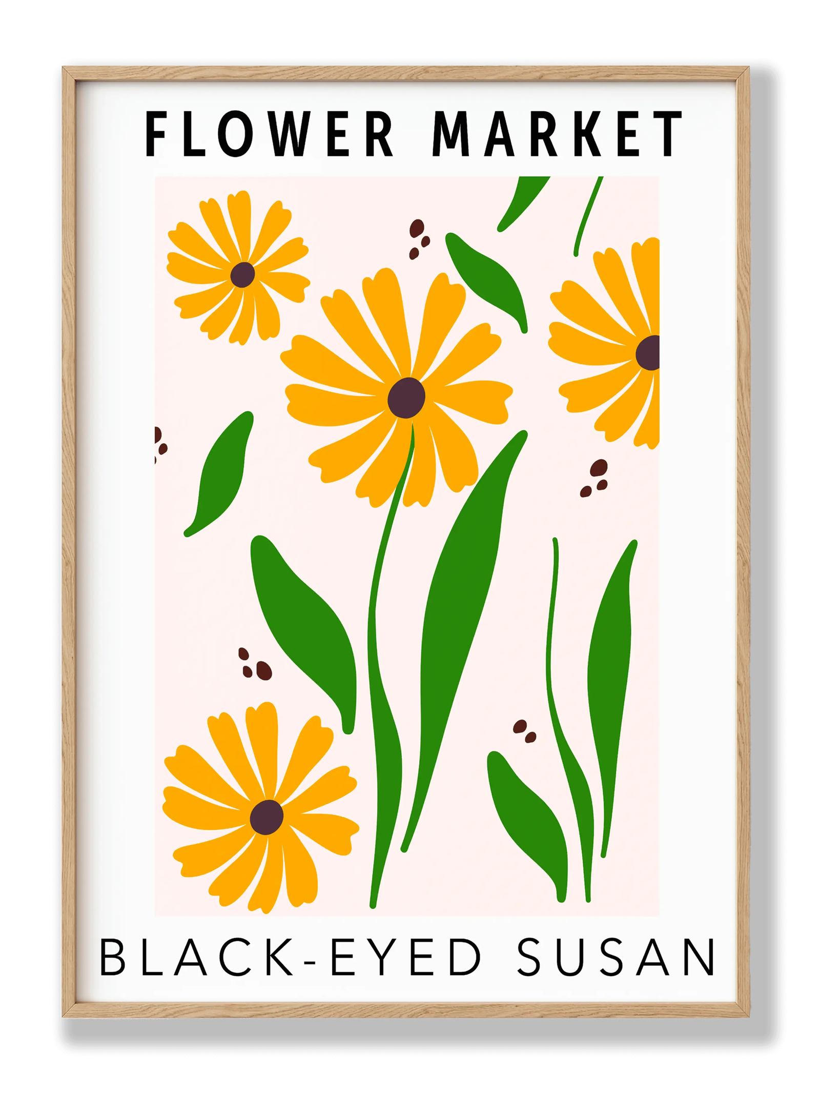 Flower Market Black-Eyed Susan plakat