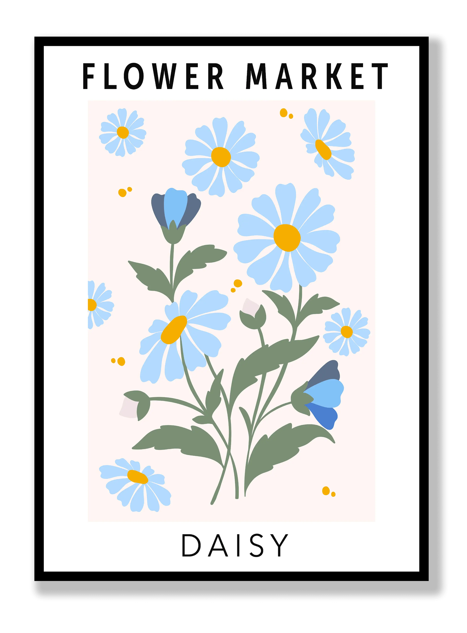 Flower Market Daisy plakat