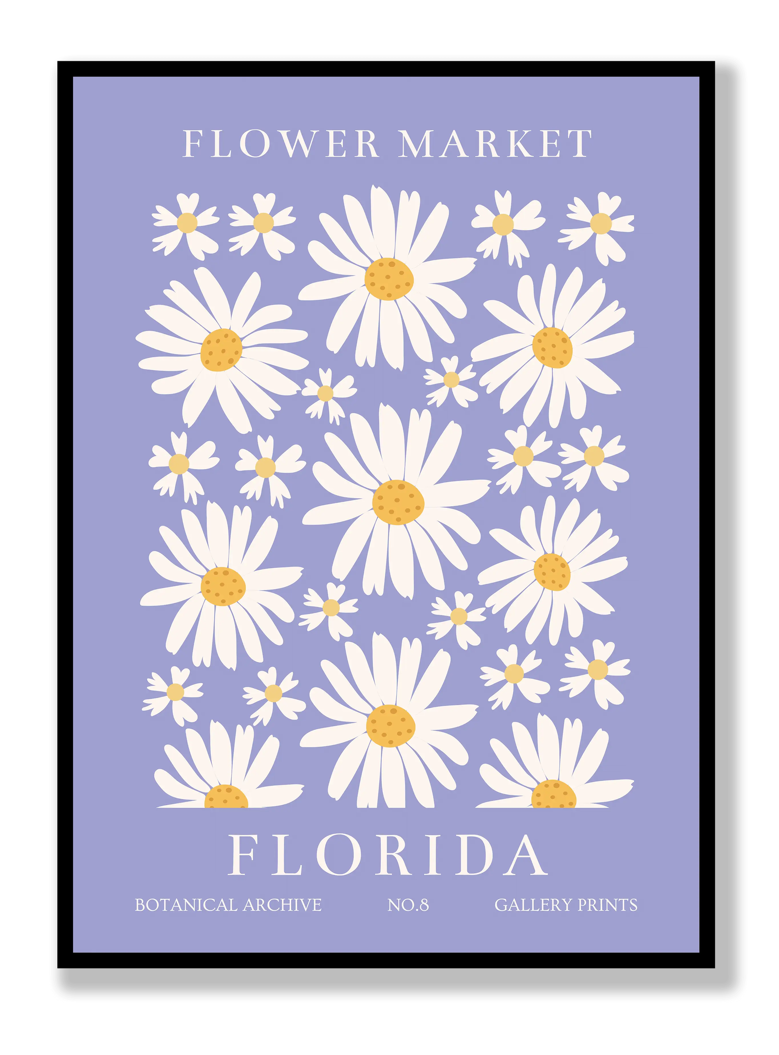 Flower Market Florida plakat