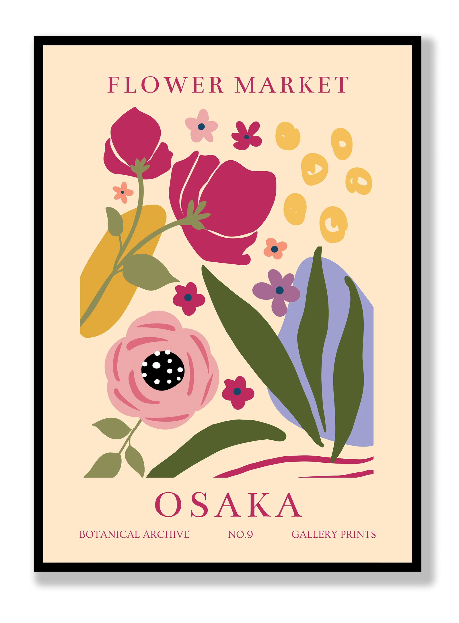 Flower Market Osaka plakat