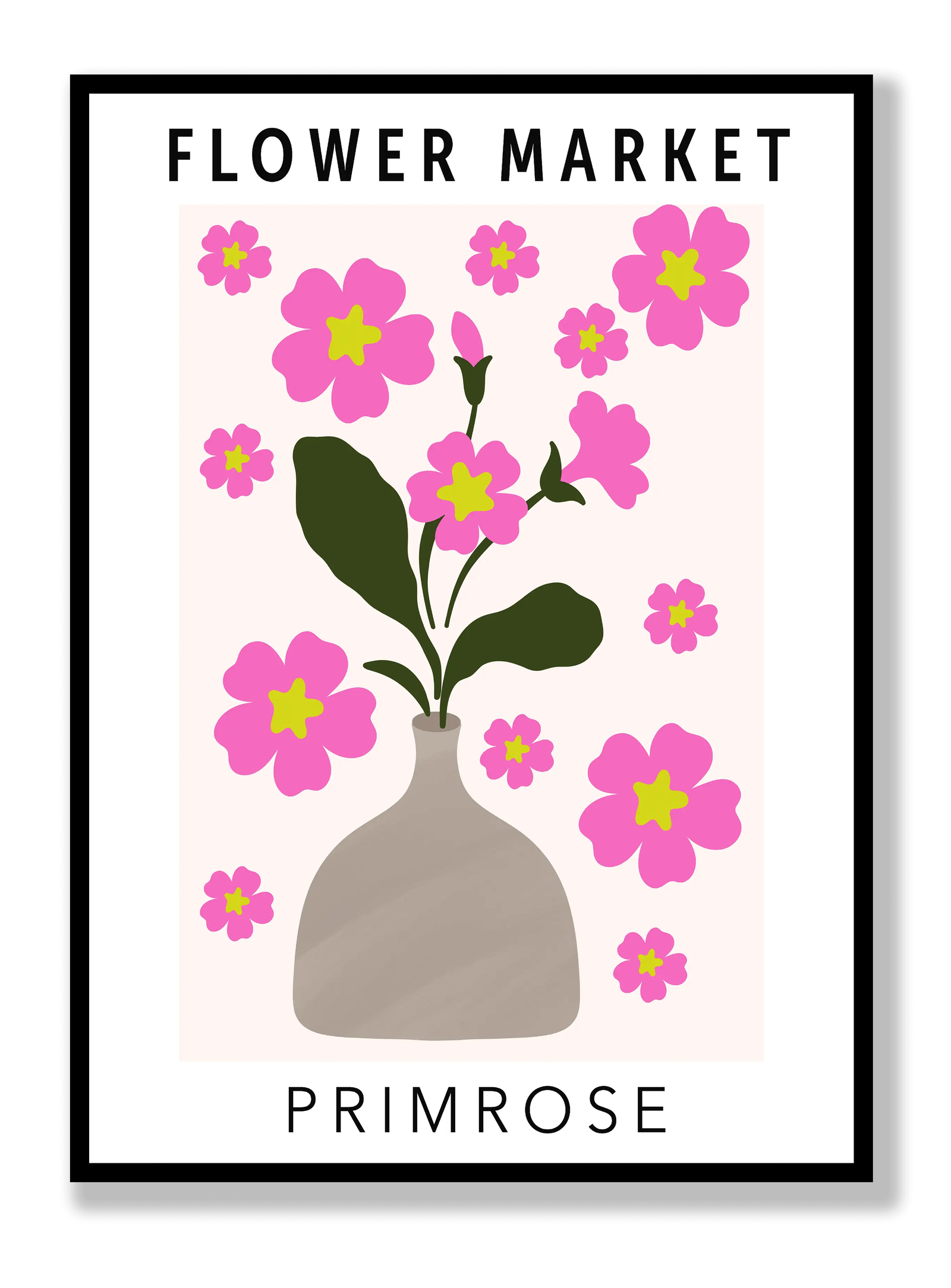 Flower Market Primrose plakat