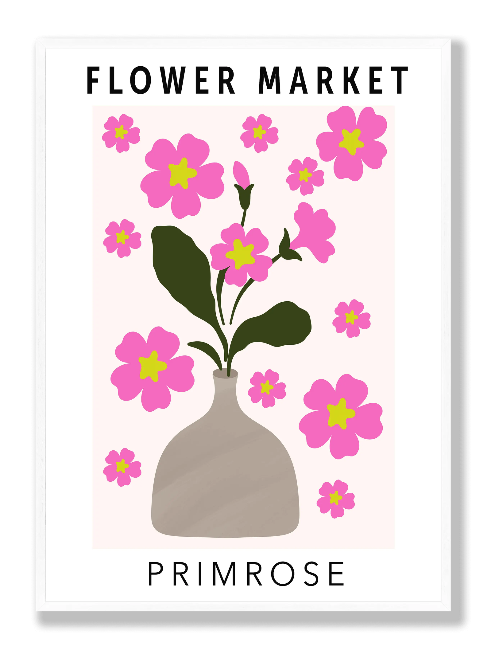 Flower Market Primrose plakat