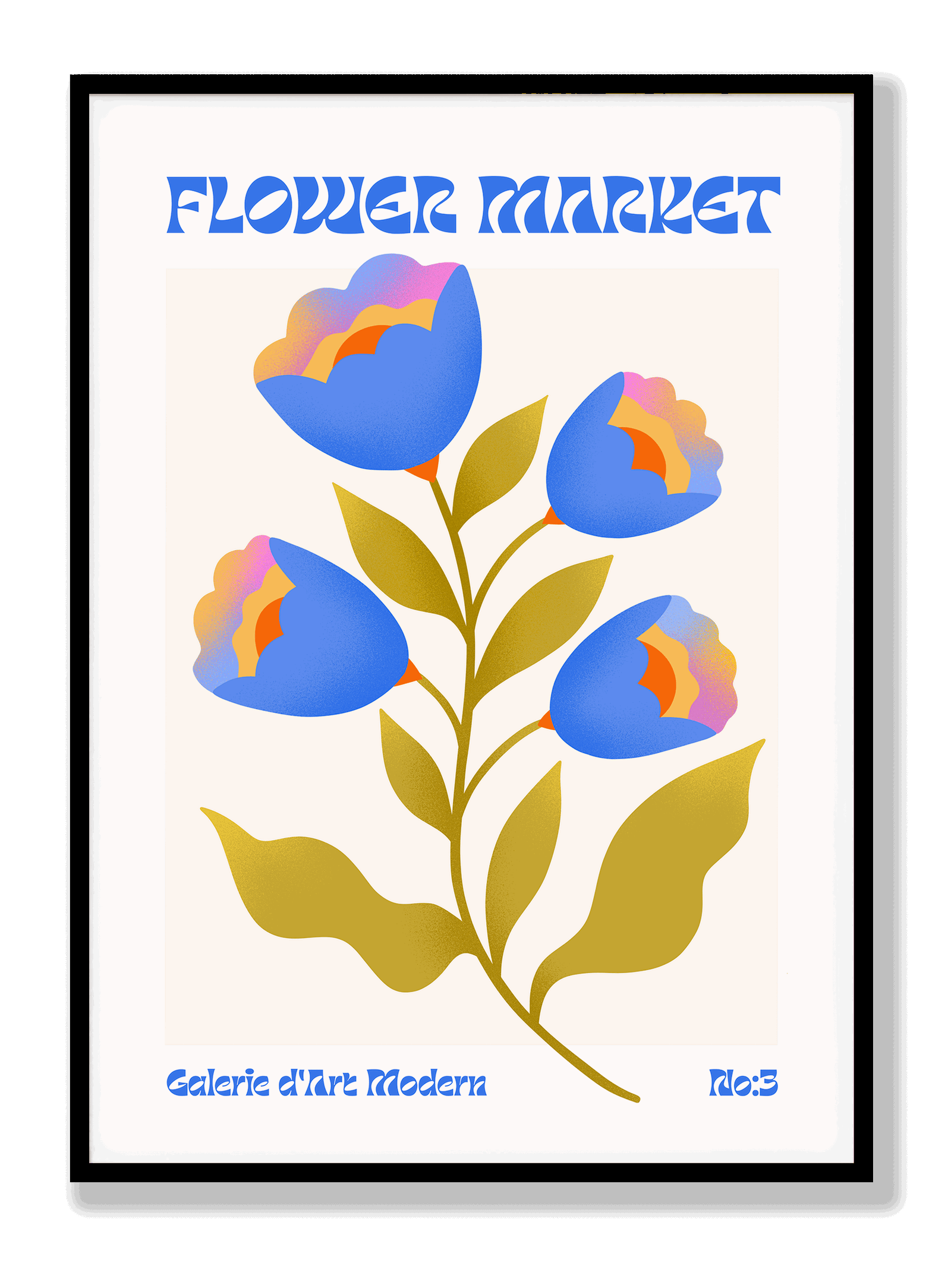 Flower Market Rio plakat