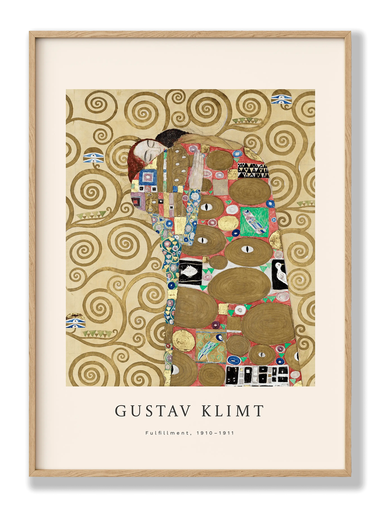 Gustav Klimt - Fulfillment plakat