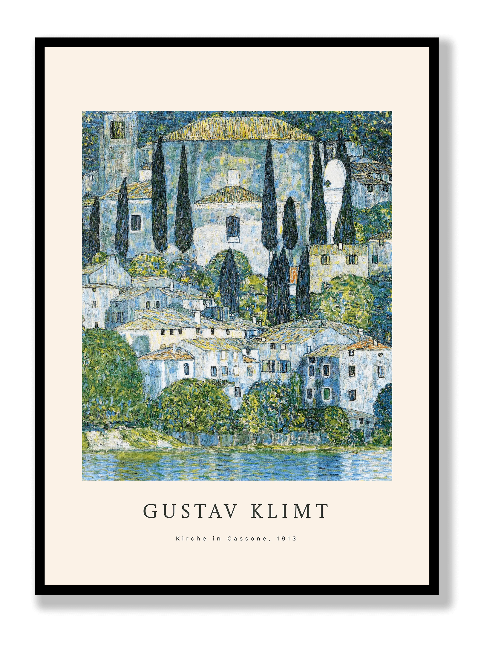 Gustav Klimt - Kirche In Cassone plakat