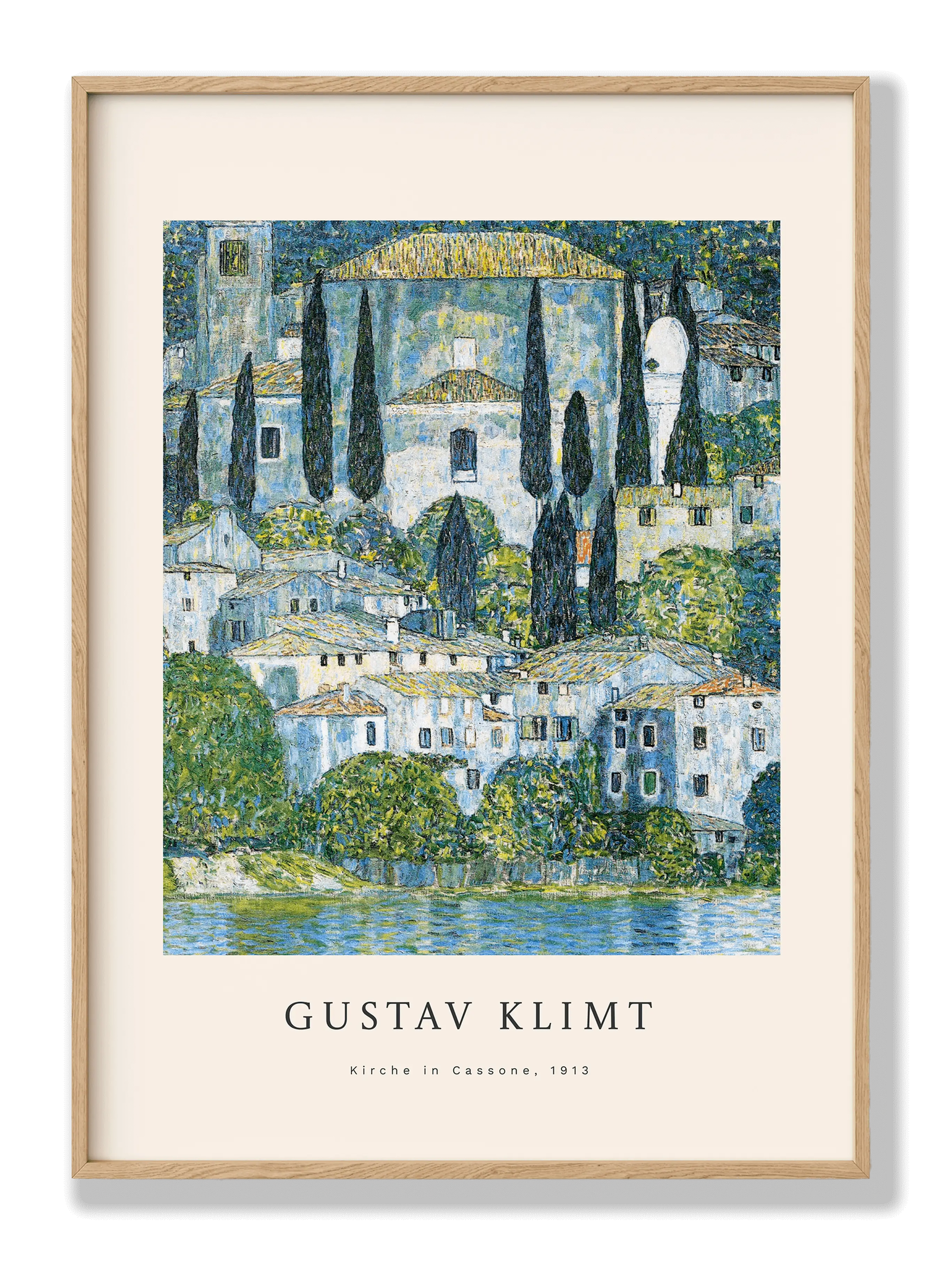 Gustav Klimt - Kirche In Cassone plakat