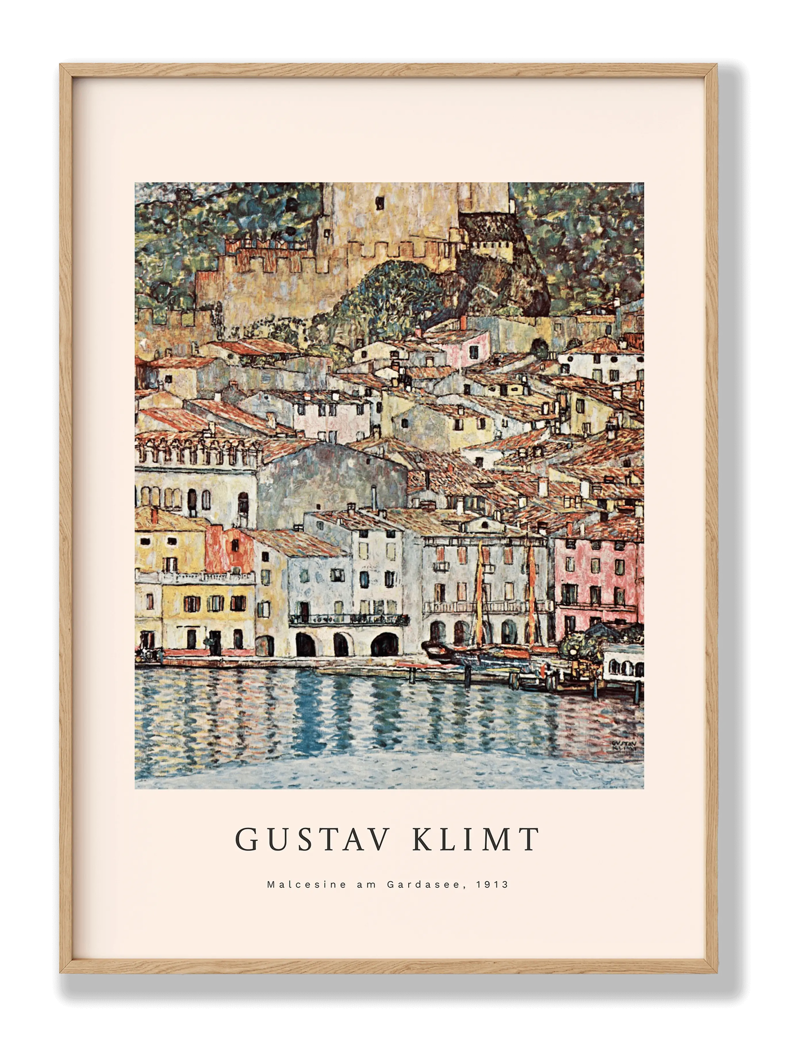 Gustav Klimt - Malcesine Am Gardasee plakat