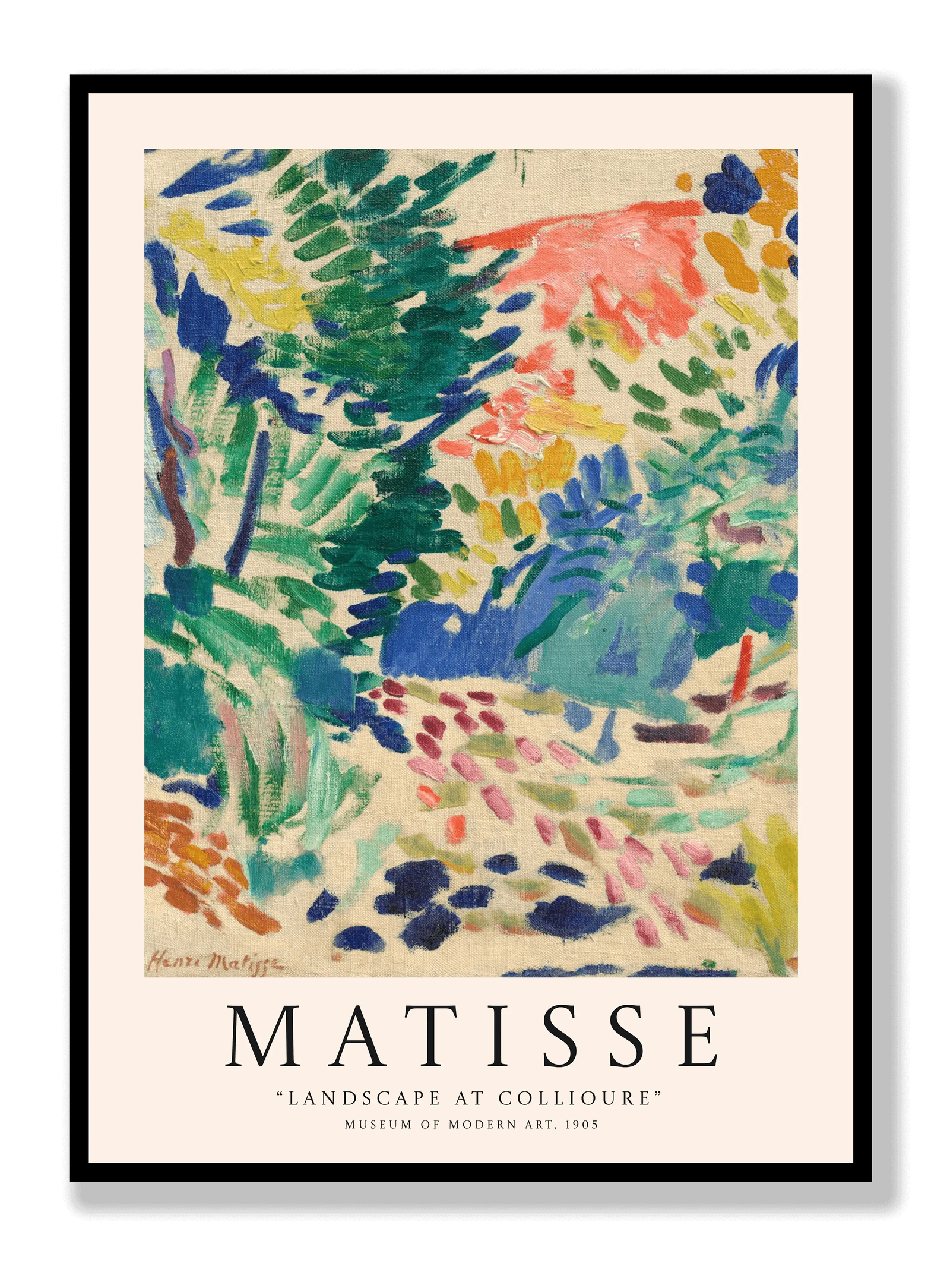 Henri Matisse - Landscape At Collioure plakat