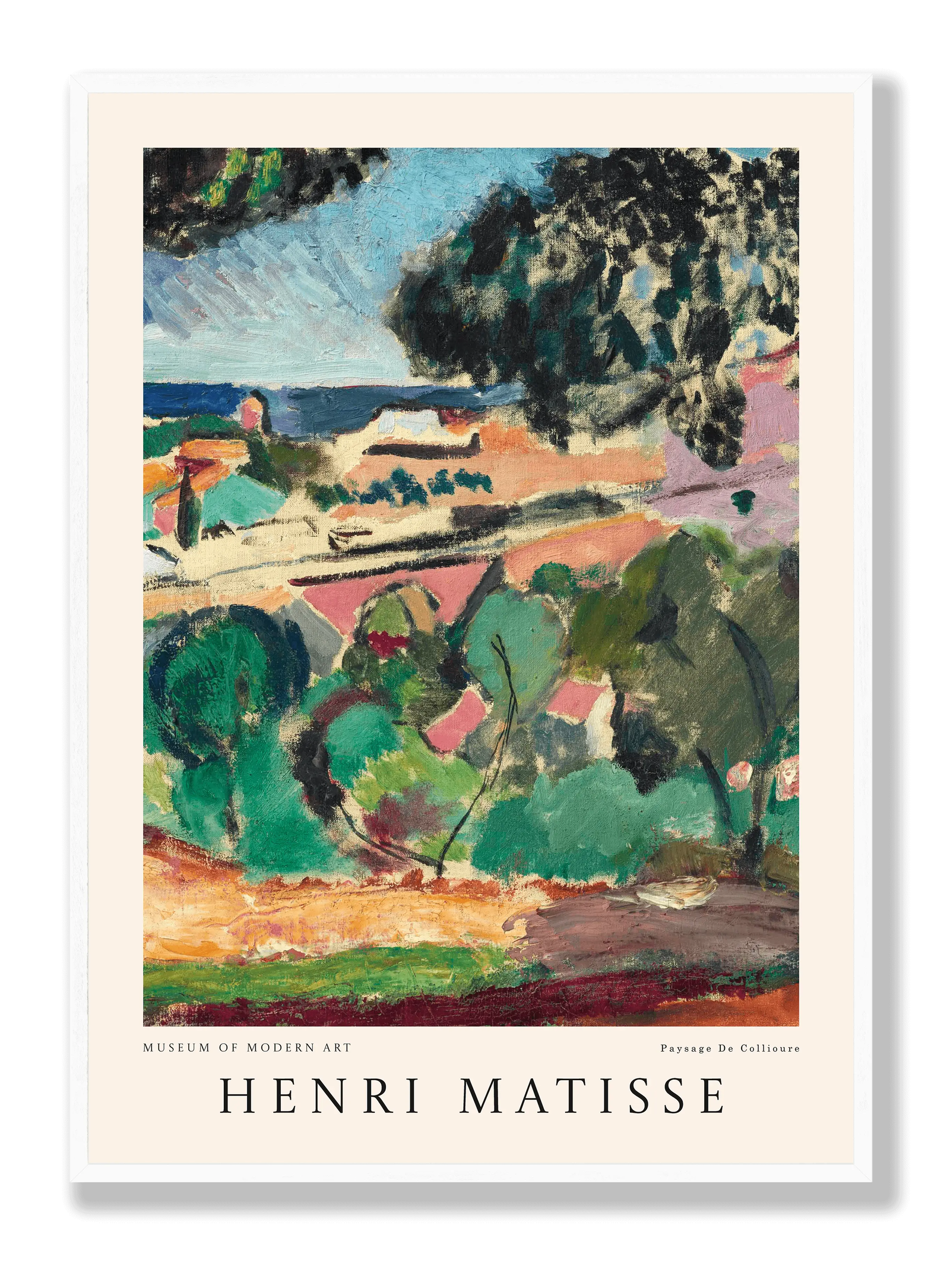 Henri Matisse - Paysage á Collioure plakat