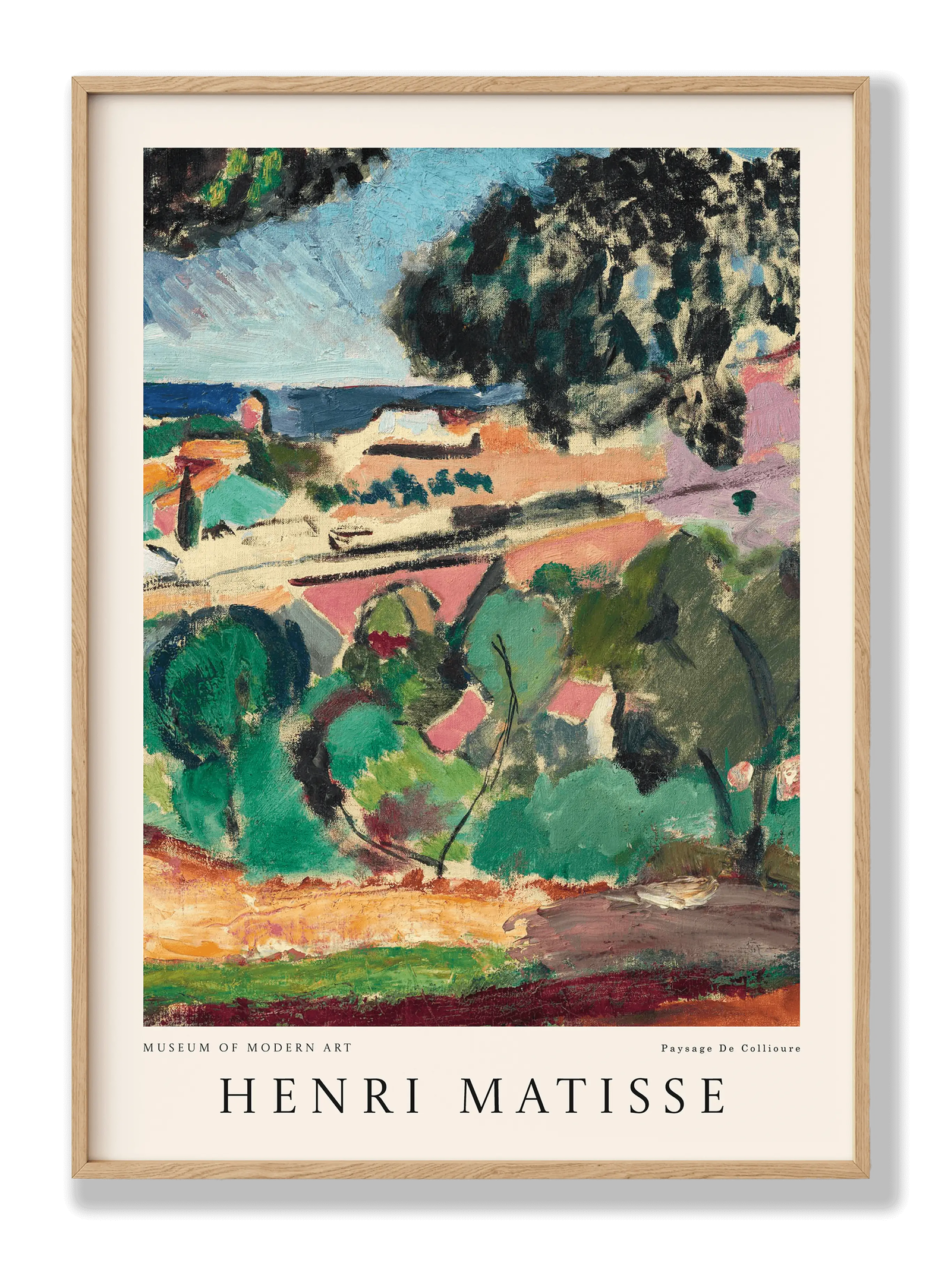 Henri Matisse - Paysage á Collioure plakat